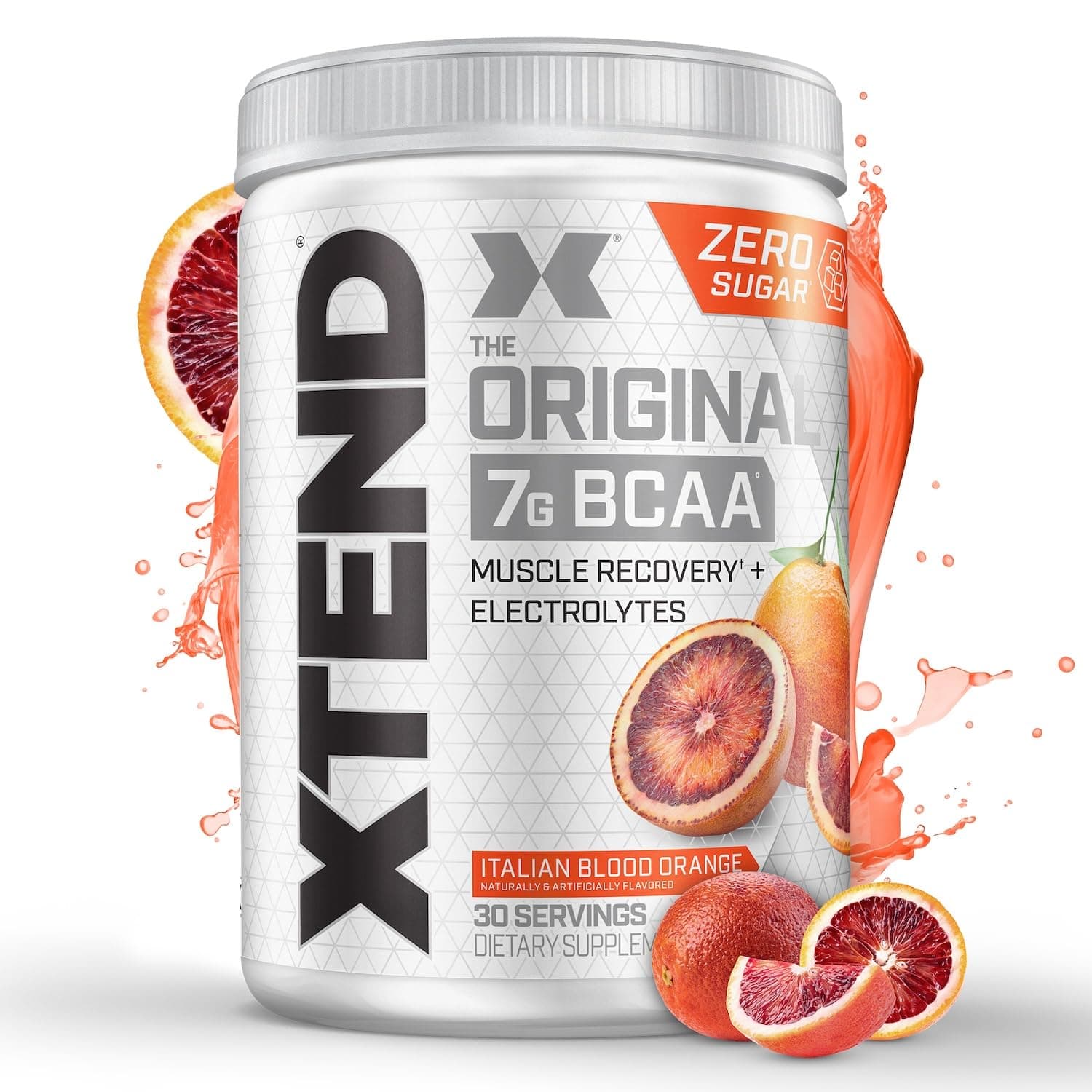 Scivation Xtend Original Bcaa Powder (Italian Blood Orange) - Sugar Free Workout Muscle Recovery Drink With 7G Bcaa,, Amino Acid Supplement With L Glutamine & Electrolytes - 426 Gms (30 Servings)