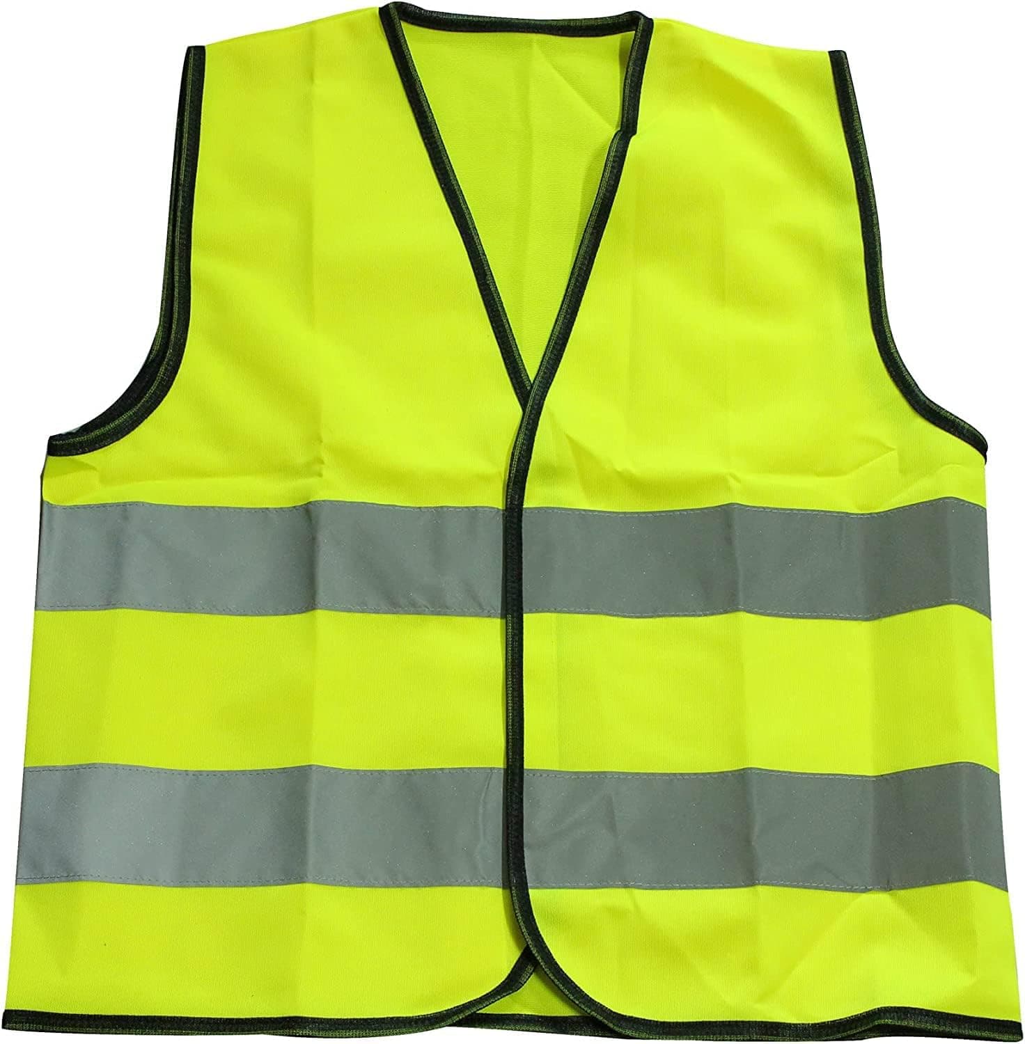 SZCXDKJ Children High Visibility School Safety Vest Waistcoat Kids High Vis Jacket Kids High Visibility Hi Viz Safety Vest Top Hi Vis Baby Toddler Waistcoat Childrens Yellow Reflective Vest