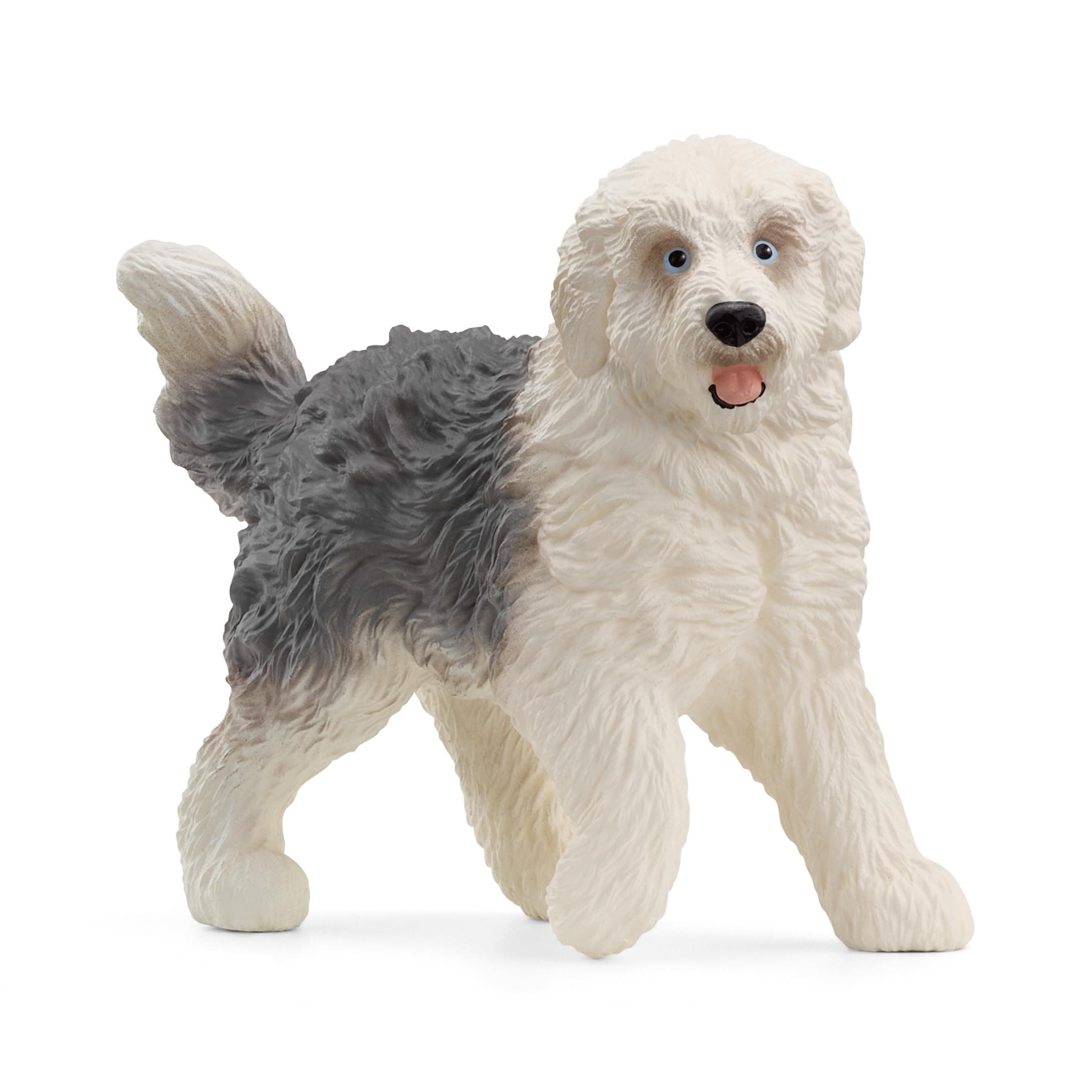 Farm World - Farm Animal Toy Old English Sheepdog Dog Figurine - Kids Ages 3+
