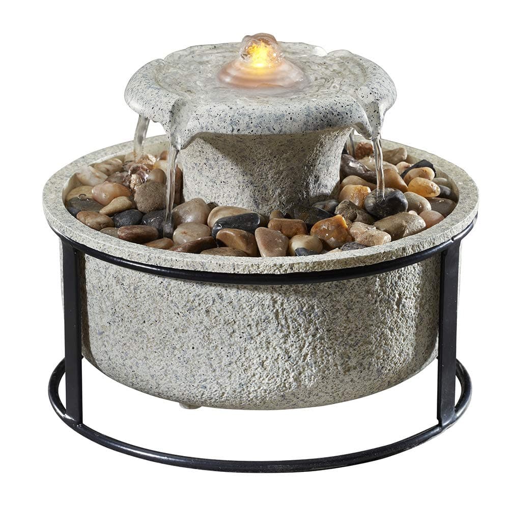 Euphoria Relaxation Tabletop Fountain Natural
