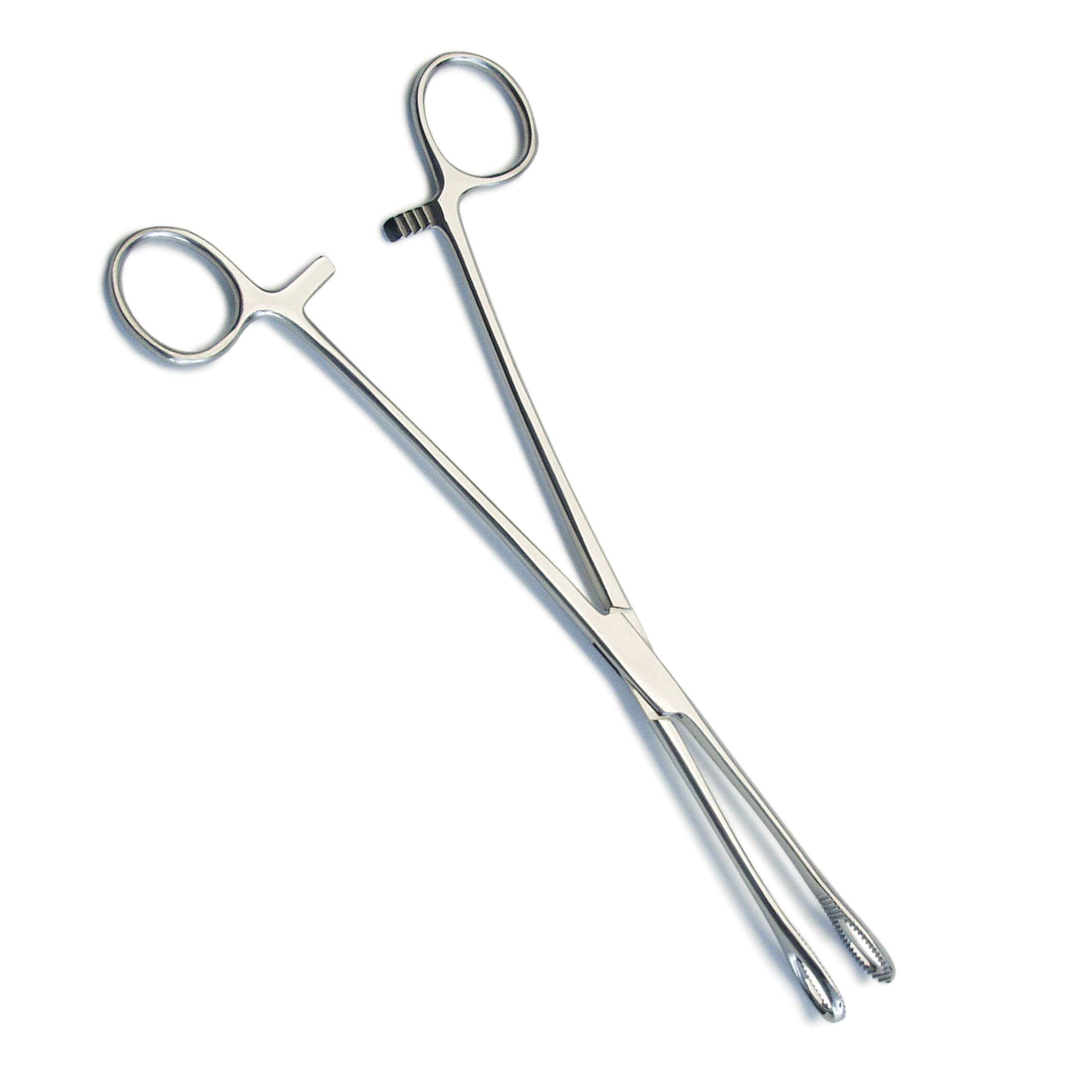 Graham-Field Grafco 2734 Foerster Sponge Forceps, Curved, Serrated, 9-1/2 Length