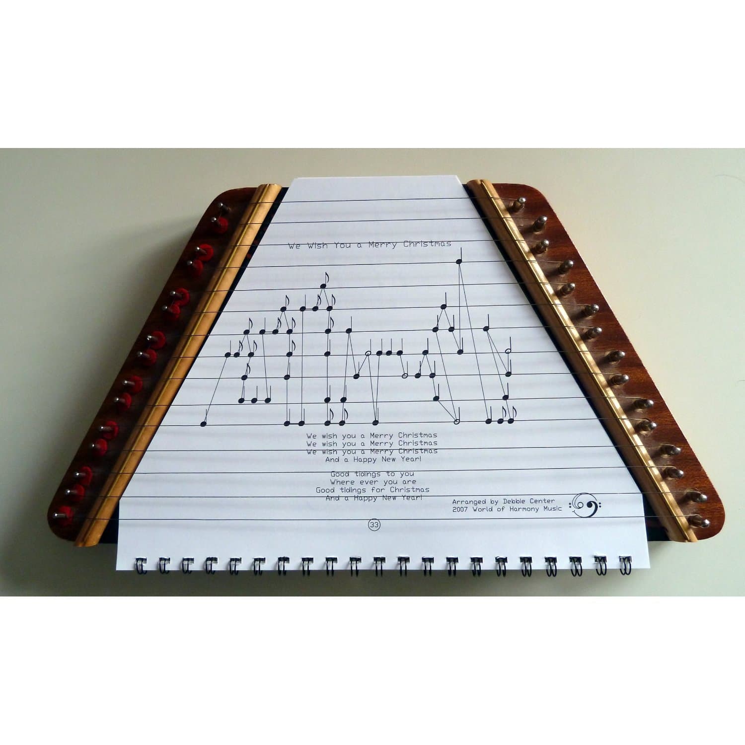 Music Maker Lap Harp, Zither Plus Book for Beginners