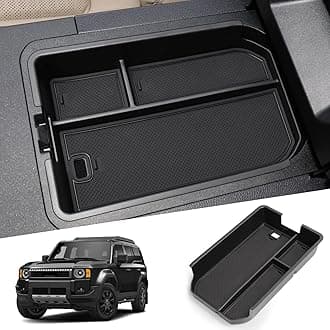 SMABEE Center Console Organizer Compatible with Toyota Land Cruiser 250 Prado J250 LC250 2024 2025 2026 Accessories Interior ABS Armrest Storage Box Tray Organizer Insert (Not Fit Cool Box)