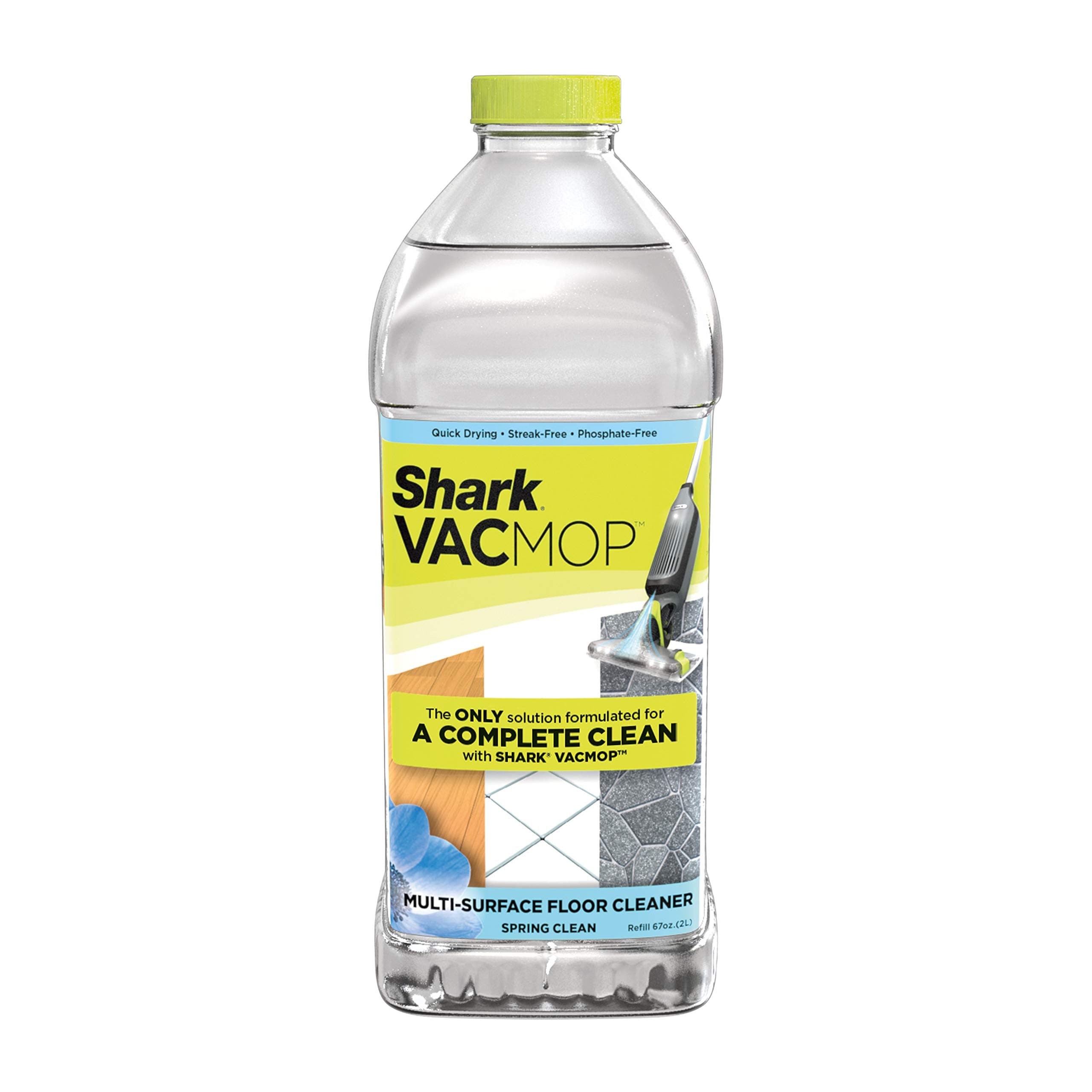 Shark VCM60 Multi-Floor Cleaner Refill, 0.6 gal (2 L), Spring Clean Scent, 0.6 gal (2 L)