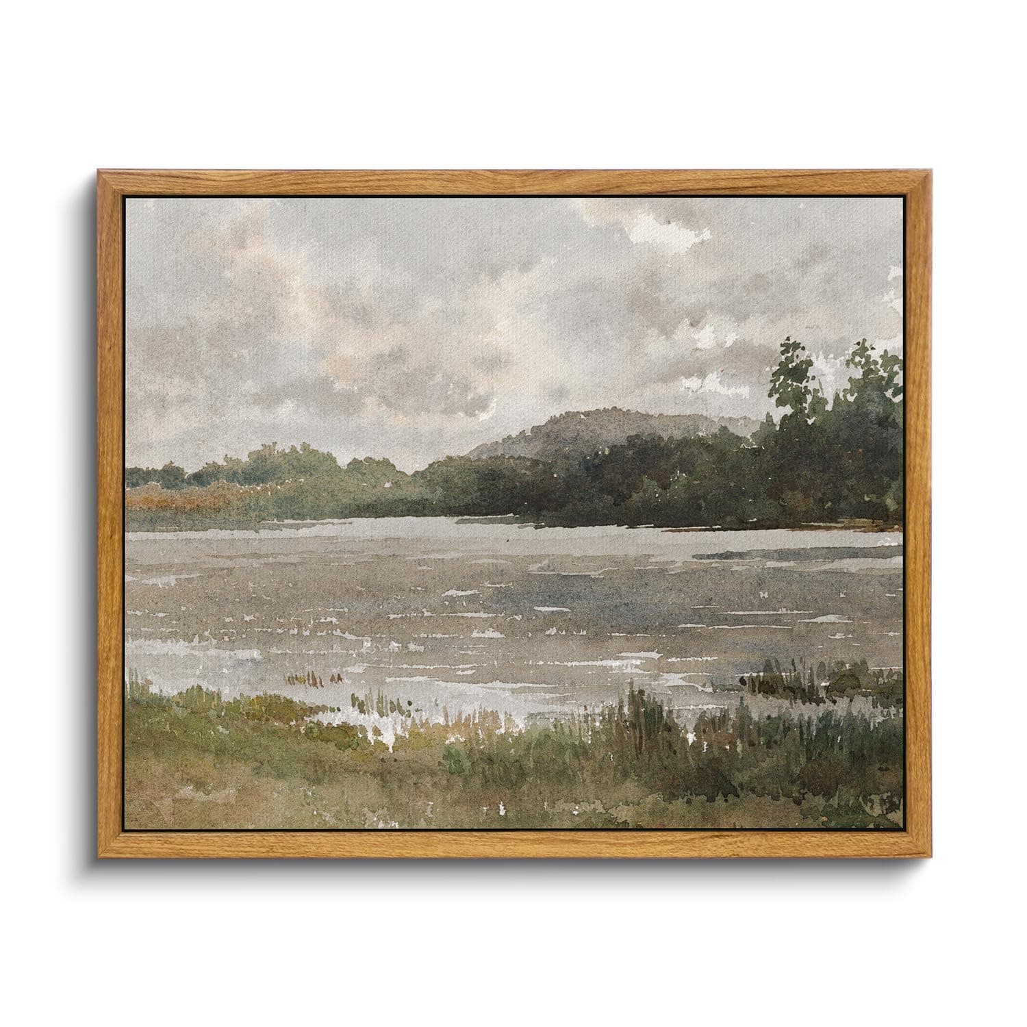 VIYYIEA Framed Canvas Wall Art prints 8x10in Farmhouse Wall Decorations Rustic Style Art Prints - L1166