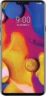LG V40 ThinQ 64GB T-Mobile Smartphone w/ 5-Cameras, 6.4" QHD+ Display - Aurora Black (Renewed) | Renewed