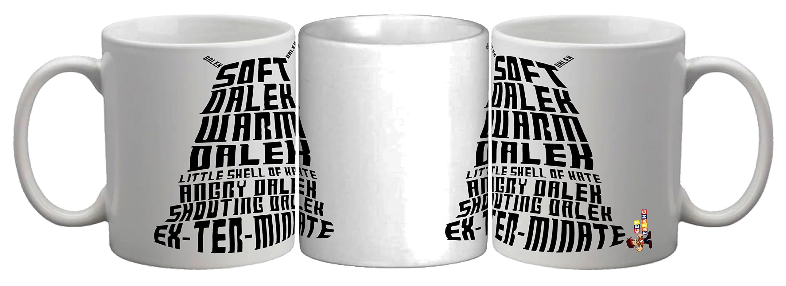 Get Fatang Soft Dalek Warm Dalek Printed Ceramic Mug (350 Ml, White) Mugs for Coffee Milk Mug || Best Gift for Couple,Friends,Relatives | Coffee Mug for Return Gift