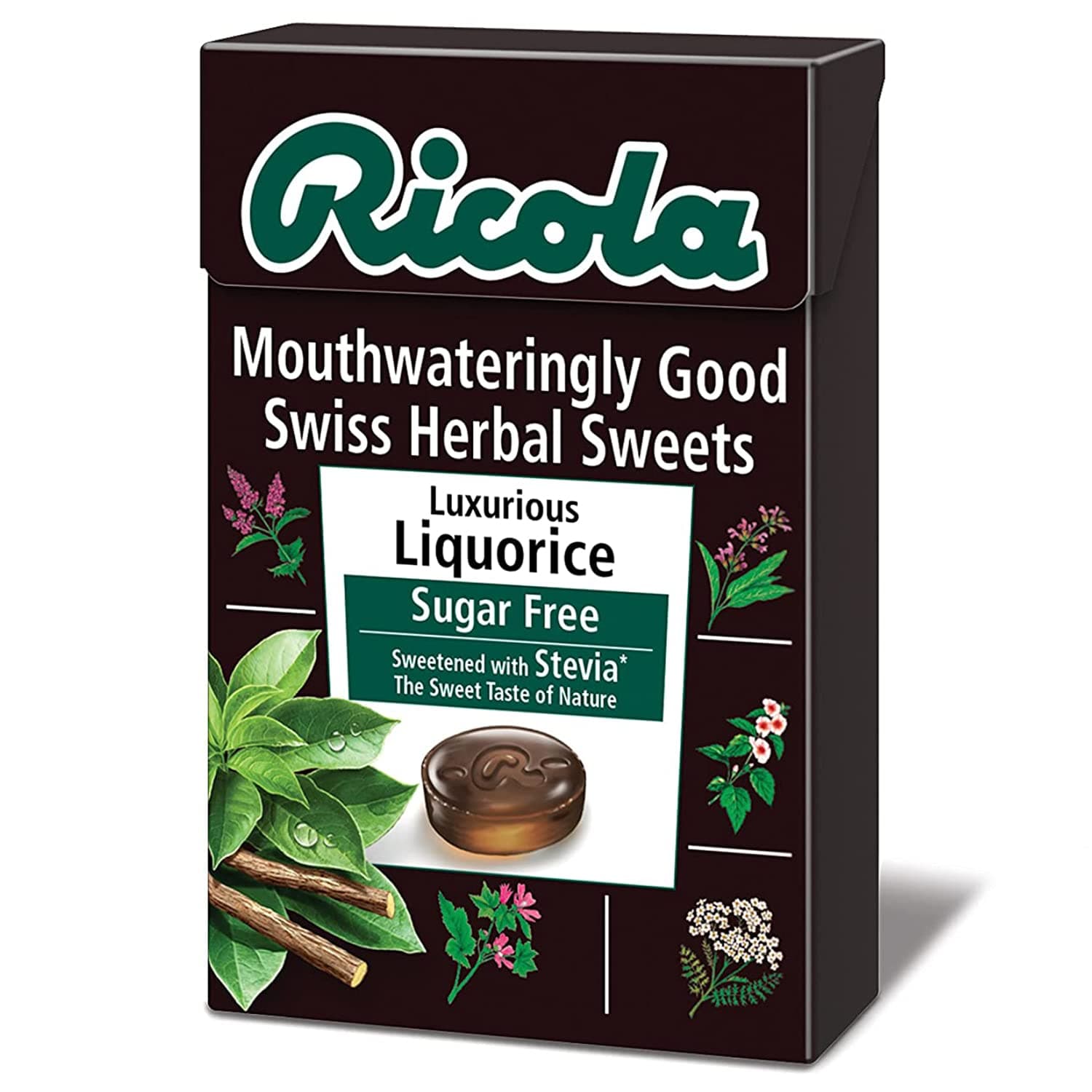 Ricola Sugar Free Liquorice Drops, 45 g