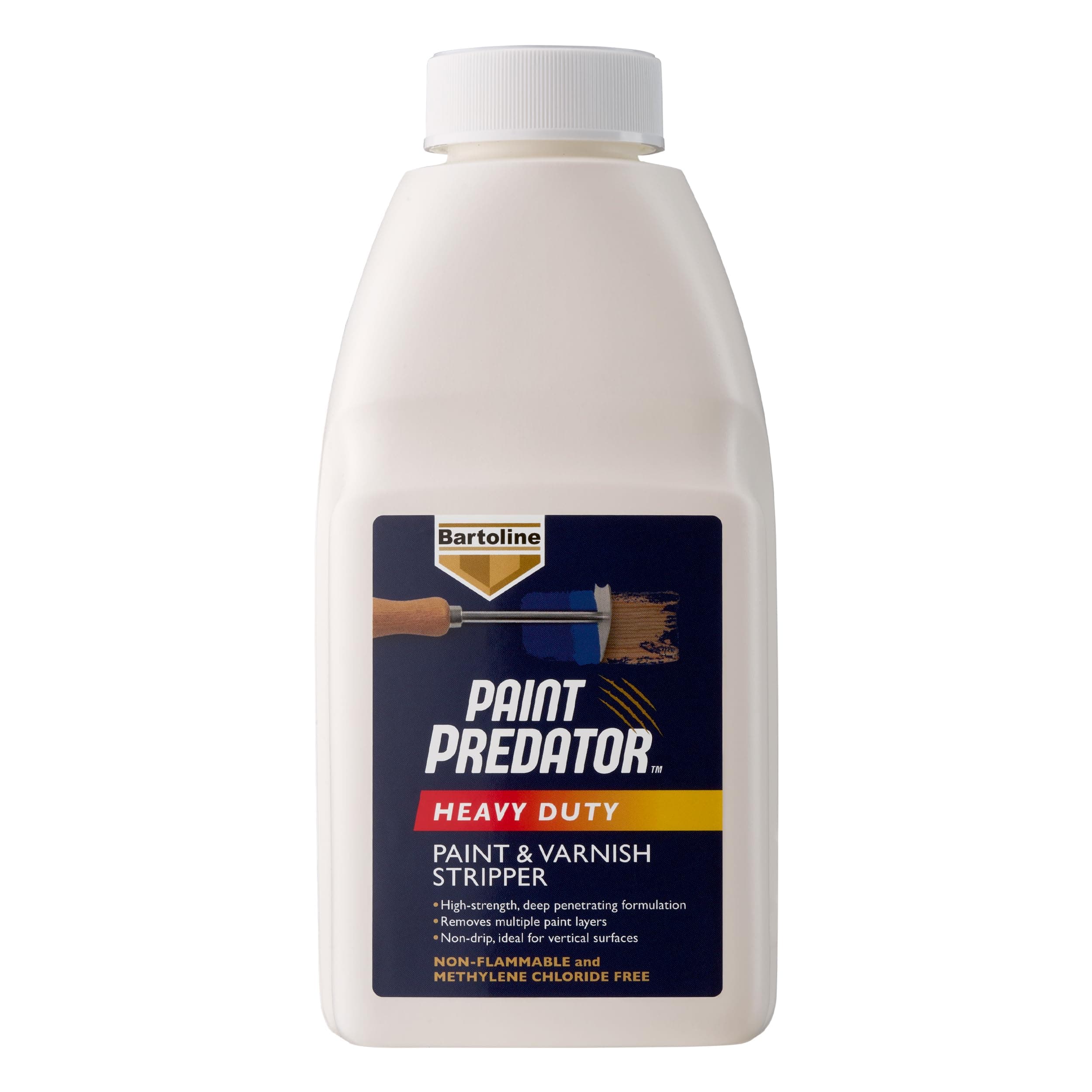 Paint Predator Heavy Duty Paint and Varnish Stripper 500ml - High Performance Paint Remover - 1876 Professional Range