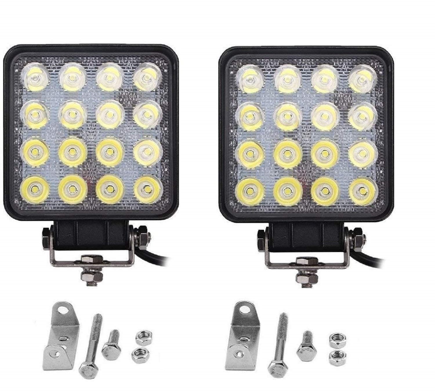 HARD KNIT TARSIER Universal 48W EPISTAR LED CHIP High Power Auxiliary Work Light Lamp FOG LAMP LIGHT SUV 4X4 OFF ROAD, SET OF 2