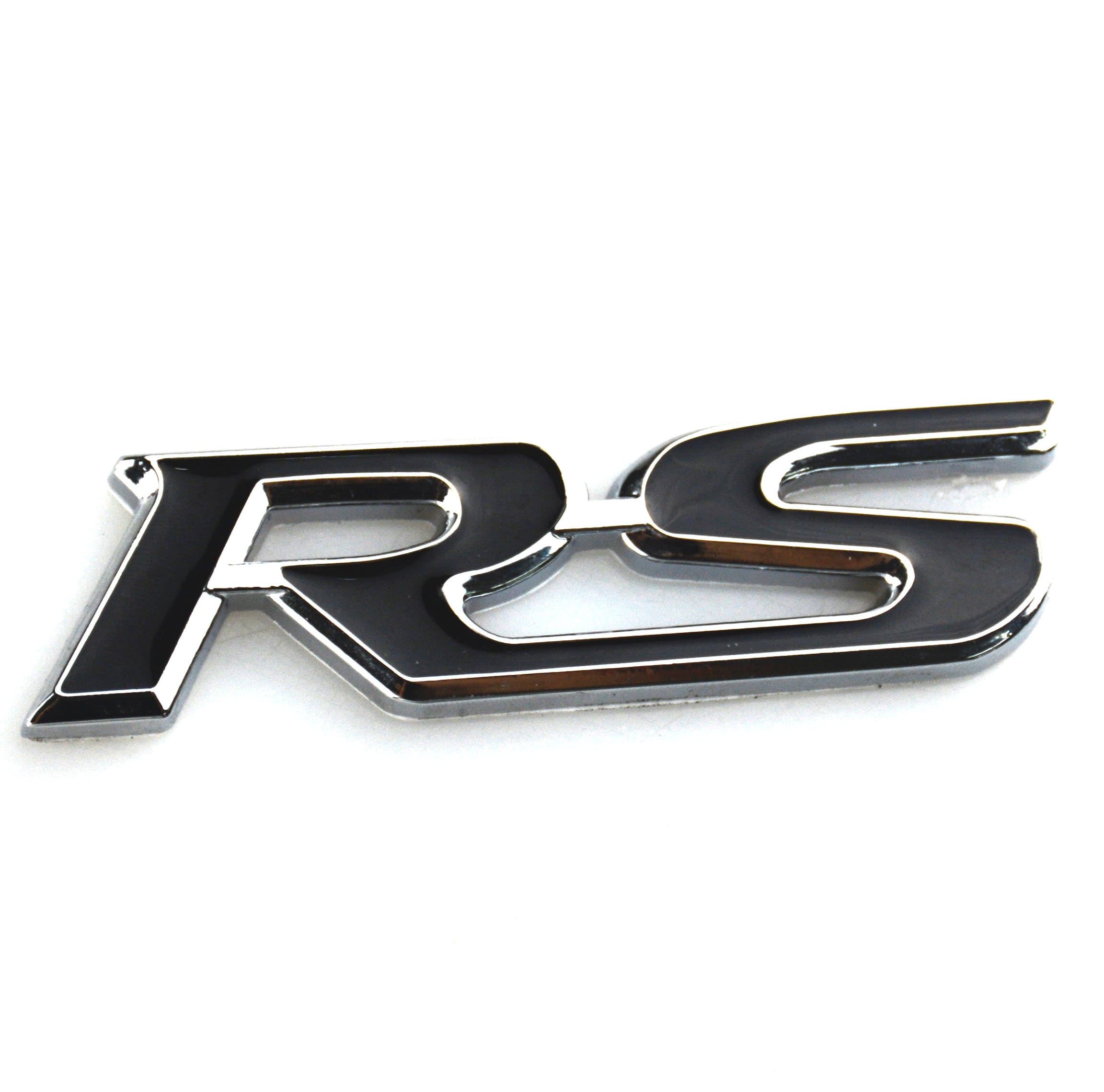 Aimoll 1pc RS Emblem Badge, 3D Logo for Camaro Chevrolet Series (Chrome Black)