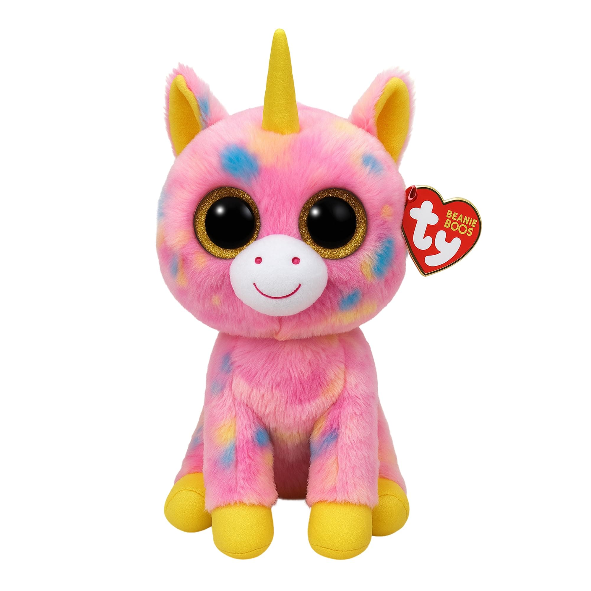 TY Beanie Boo Plush - Fantasia the Unicorn 15cm, Pink