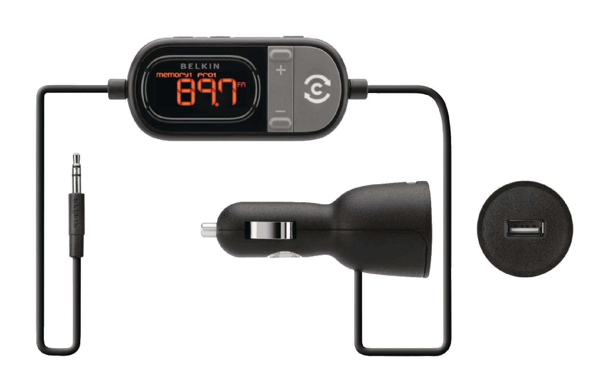 Belkin In Car Tunecast 6 Universal FM Transmitter - Black