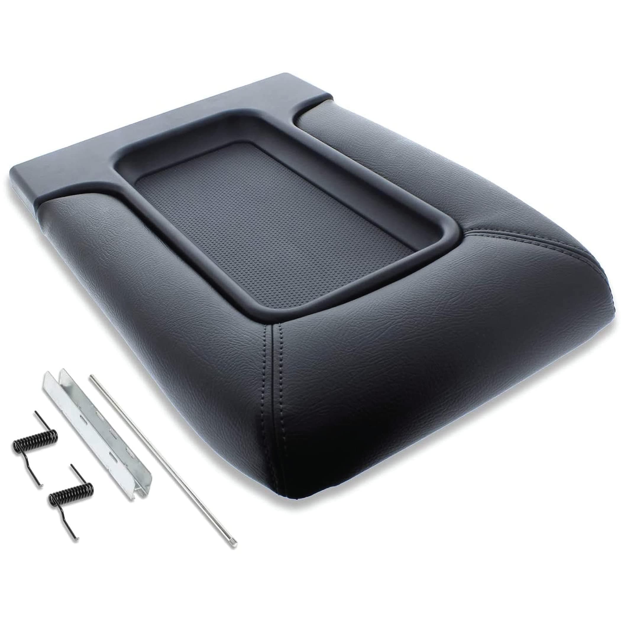 Center Console Lid Kit for 99-07 Silverado, Avalanche, Suburban, Sierra, Yukon - Replaces OEM 19127364, 19127365, 19127366 - Dark Gray