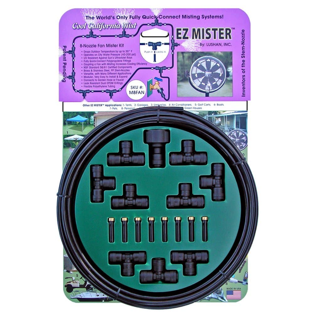 EZ Mister 8-Nozzle Fan Mister Kit