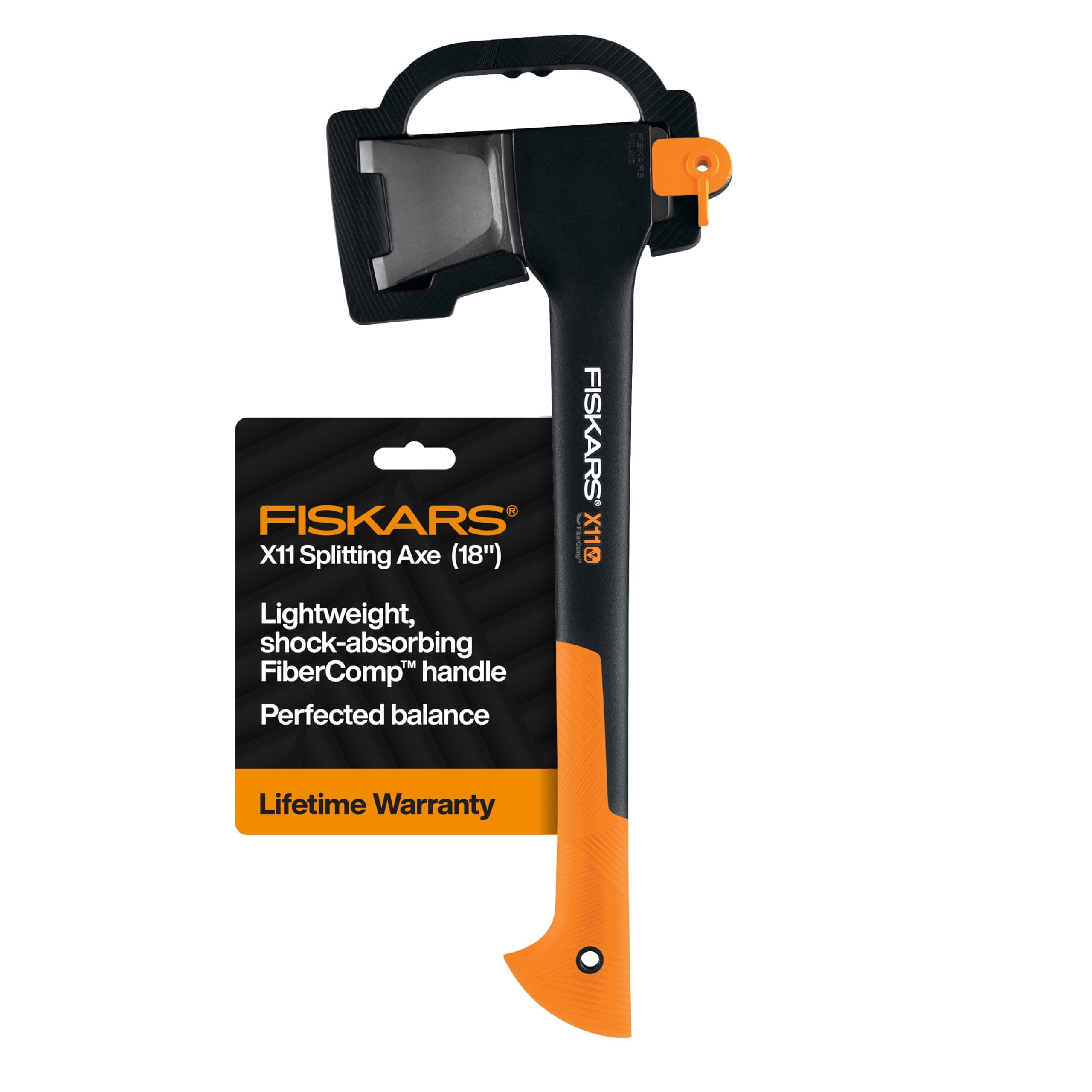 X11 Splitting Axe Hatchet, 17" Tree Branch Cutter and Wood Axe for Small Logs with Shock-Absorbing Handle