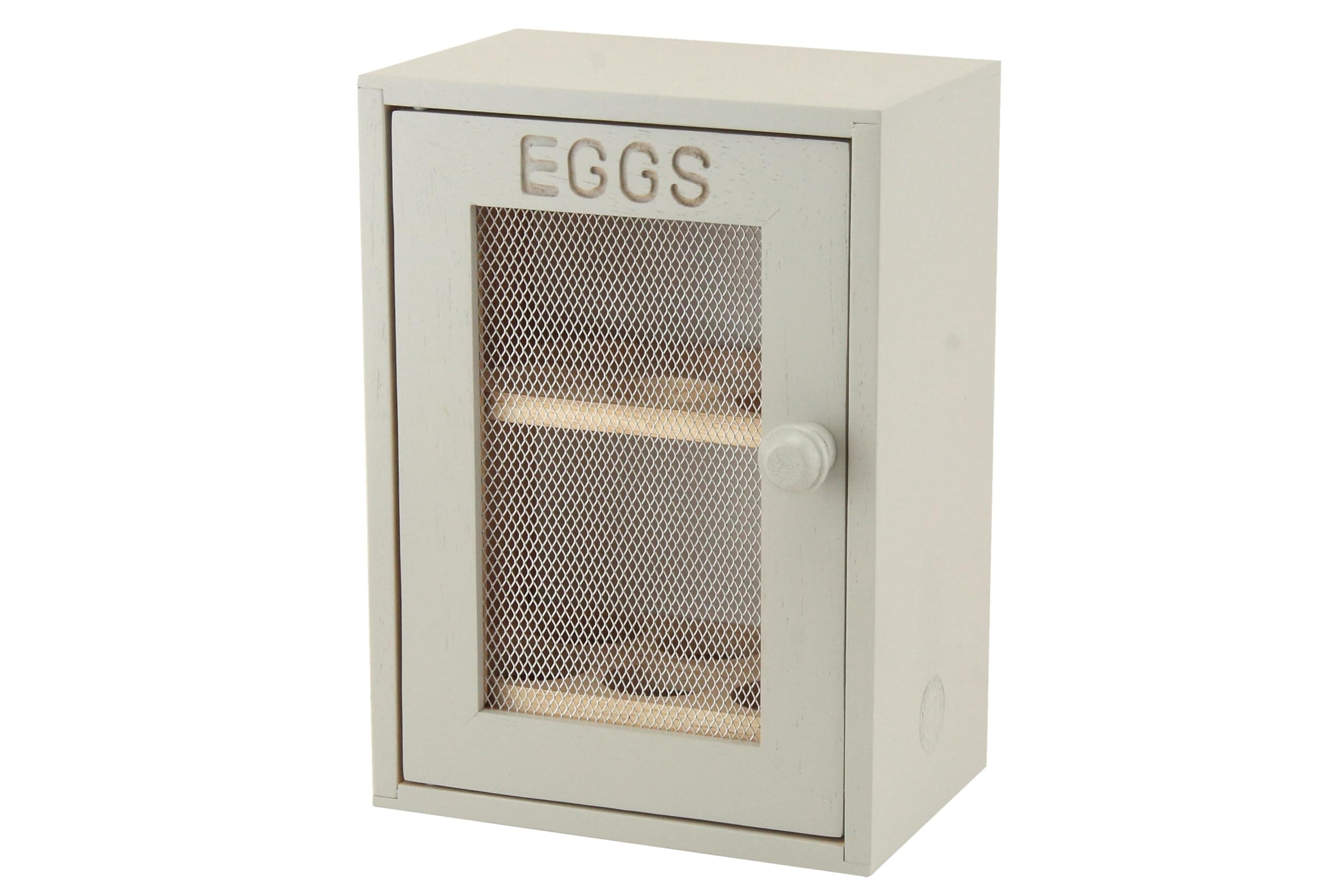 apollo THE HOUSEWARES BRAND 4936 Egg cabinet GREY, Wood, 12 x 18 x 25 cm