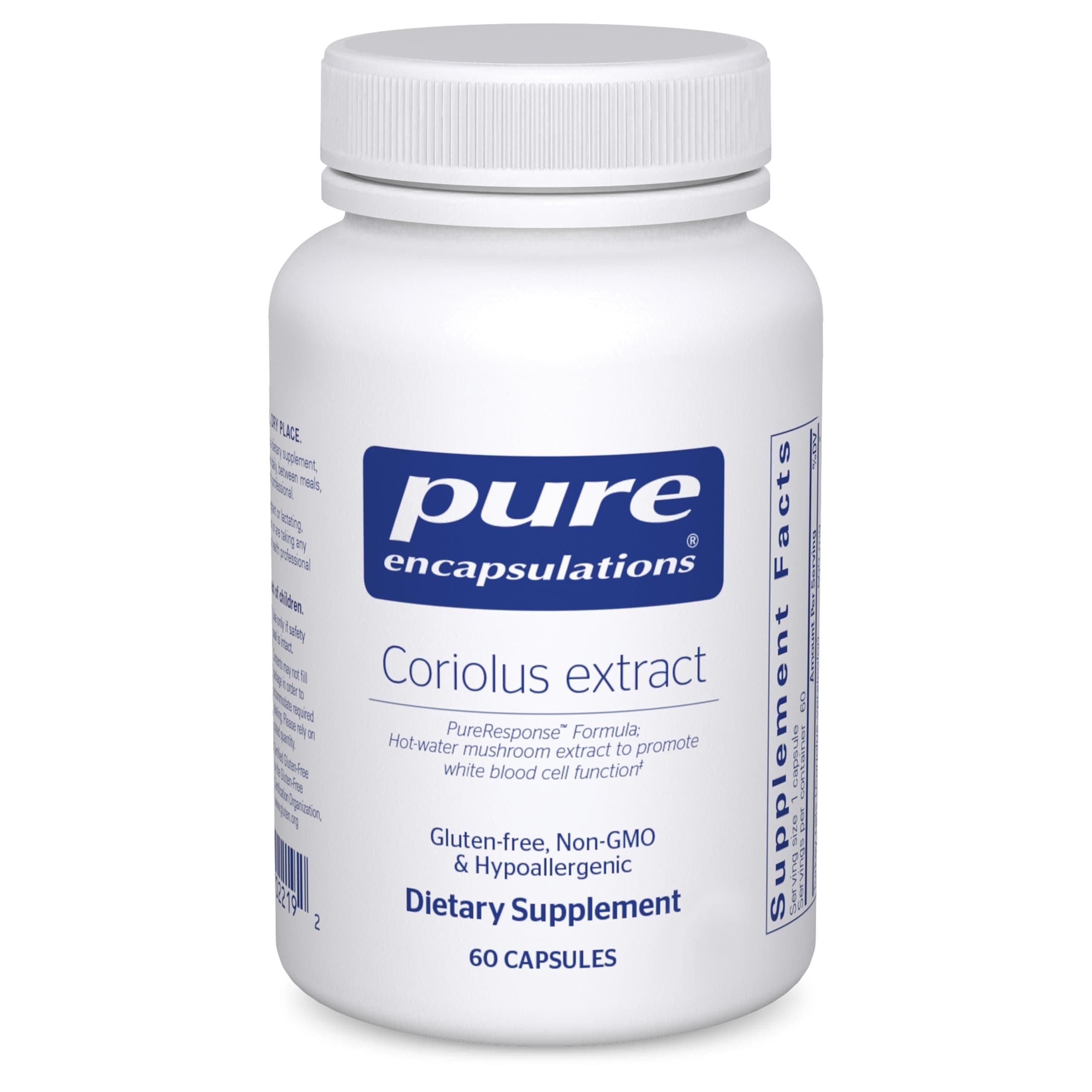 Coriolus Extract | Promotes White Blood Cell Function* | 60 Capsules