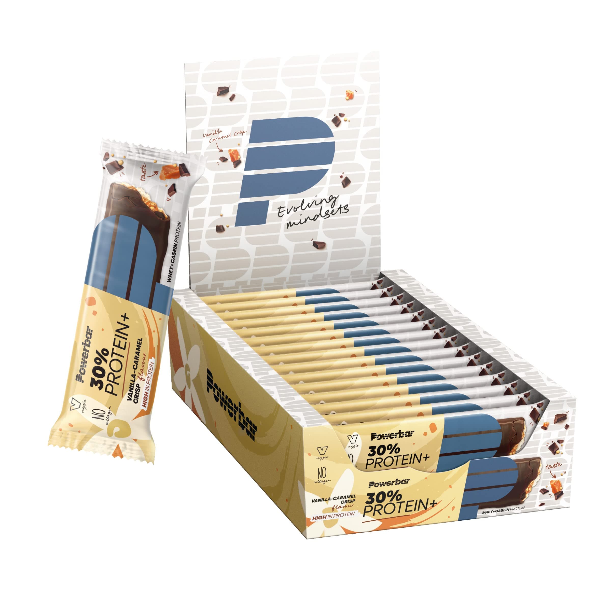 Powerbar Sports ProteinPlus 30pc Bar - Box of 15 Caramel/Vanilla