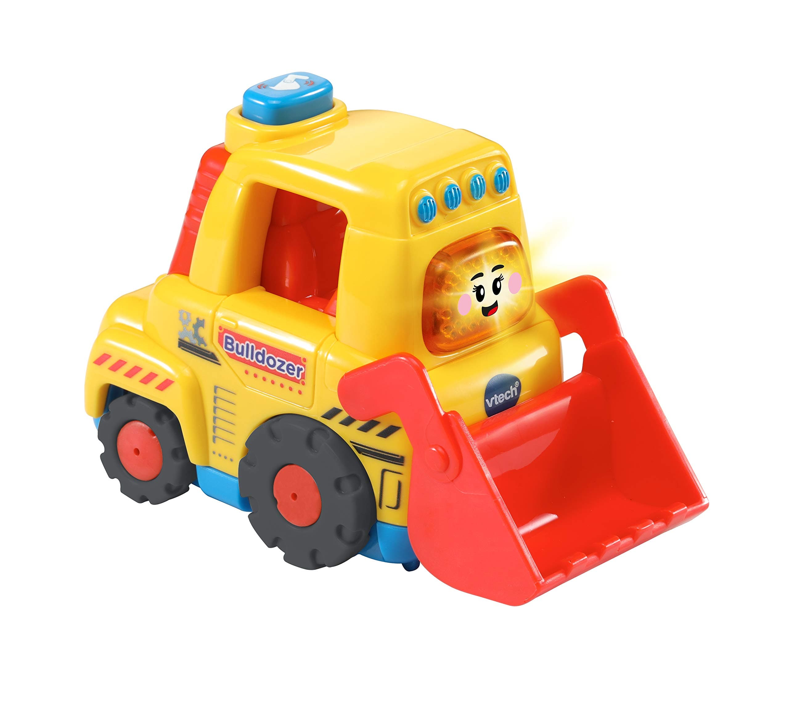 VTech Toot-Toot Drivers Bulldozer | Interactive Toddlers Toy for Pretend Play with Lights and Sounds | Suitable for Boys & Girls 12 Months, 2, 3, 4 + Years, English Version
