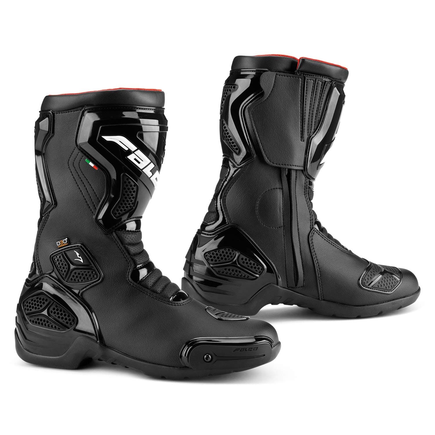 FALCO OXEGEN 2 WTR Sports Touring Waterproof D30 Motorcycle Boots Black 44