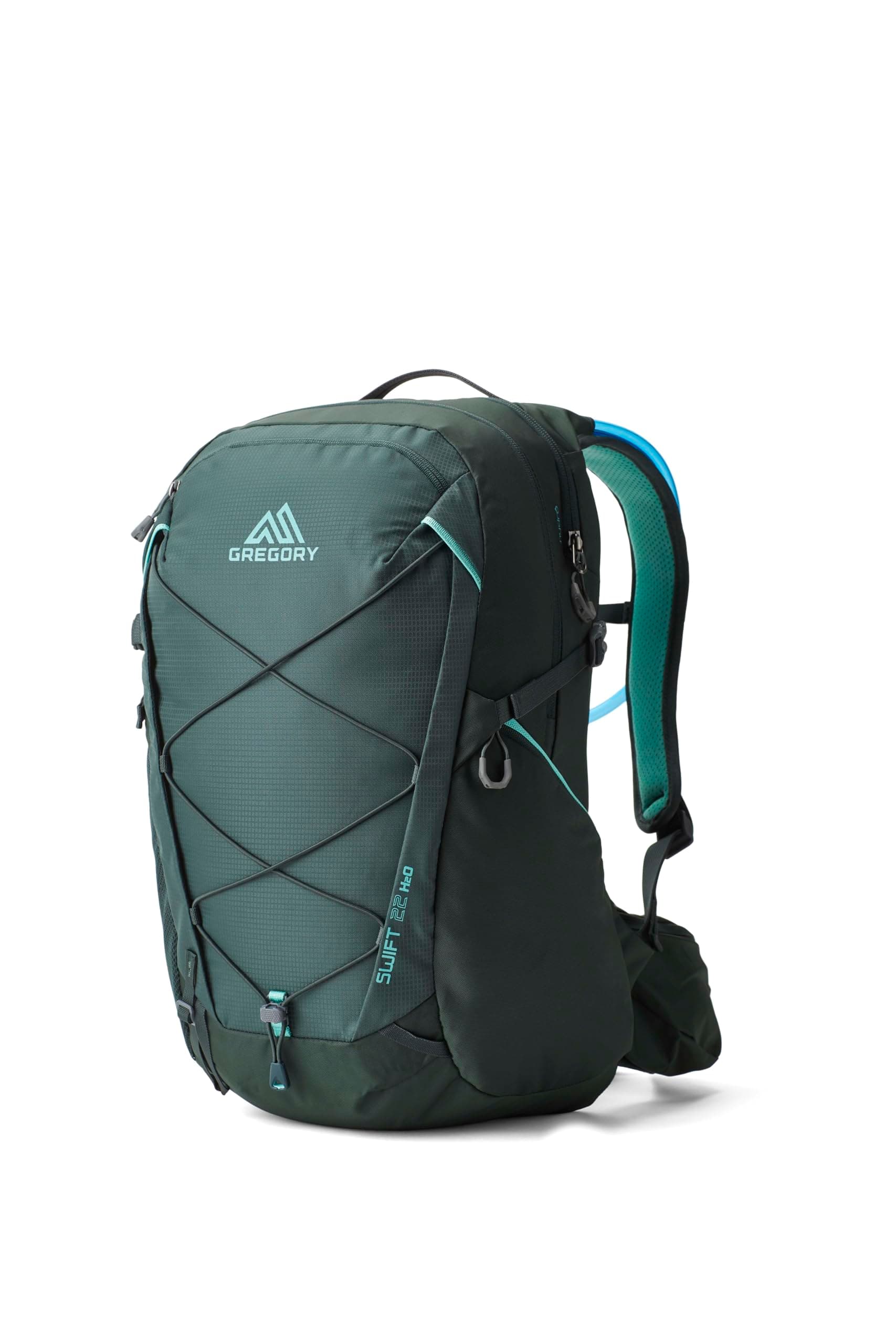 Swift 22L H2O Women's Day Hiking Backpack, Breathable Foam Backpanel, 2L Water Reservoir Included, One Size Fits All, Emerald Frost