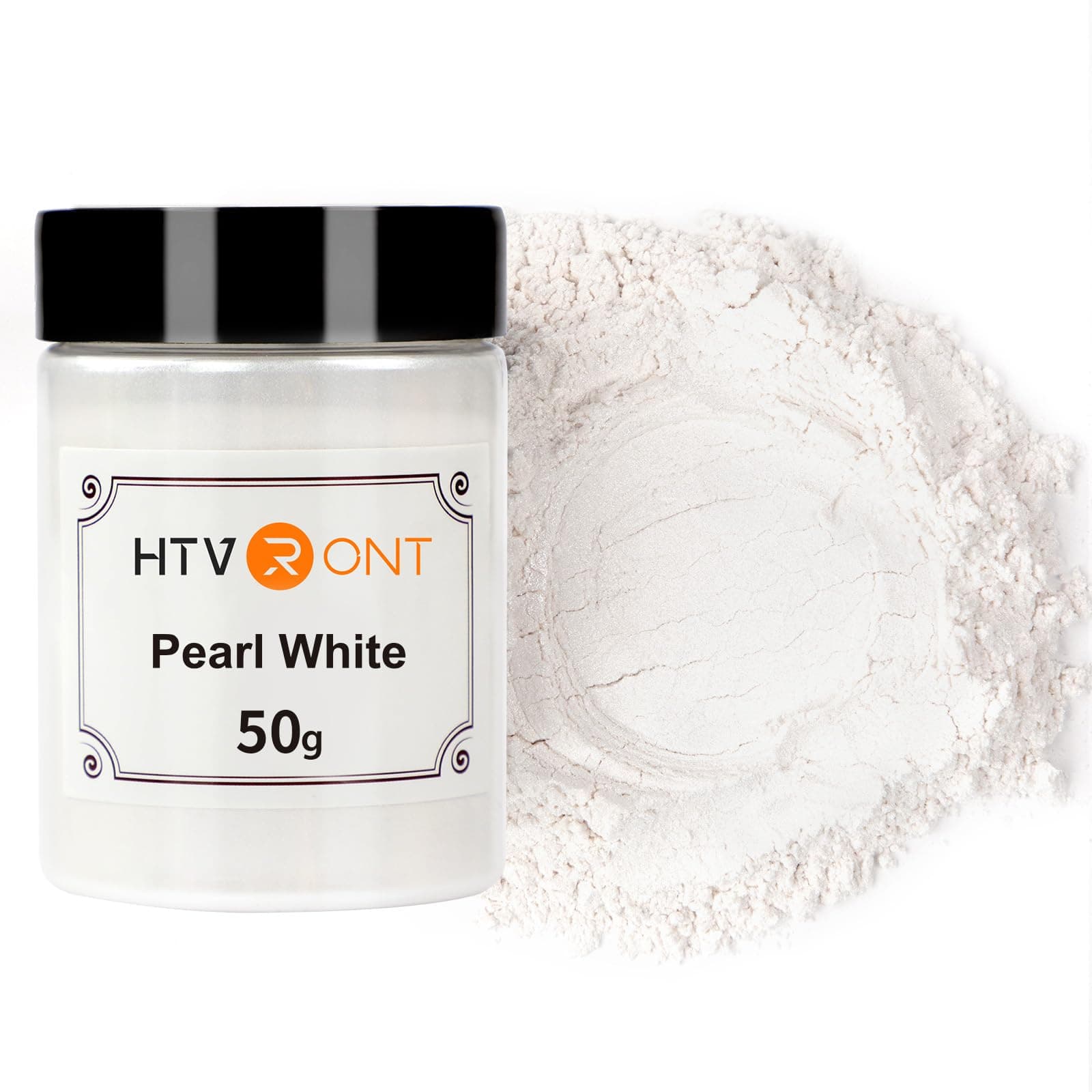 Mica Powder for Epoxy Resin - 1.76 oz/50g Pearl White Mica Powder, Mica Pigment Powder for Soap Making, Resin, Candle Making, Bath Bomb