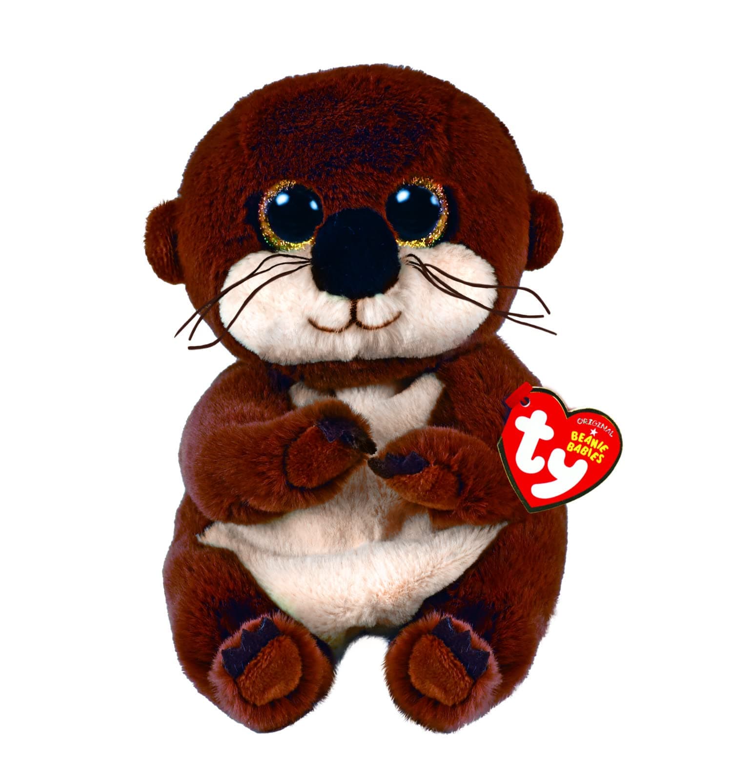 TY Toys Beanie Baby Otter Mitch - 15 CM, Brown (2009307)