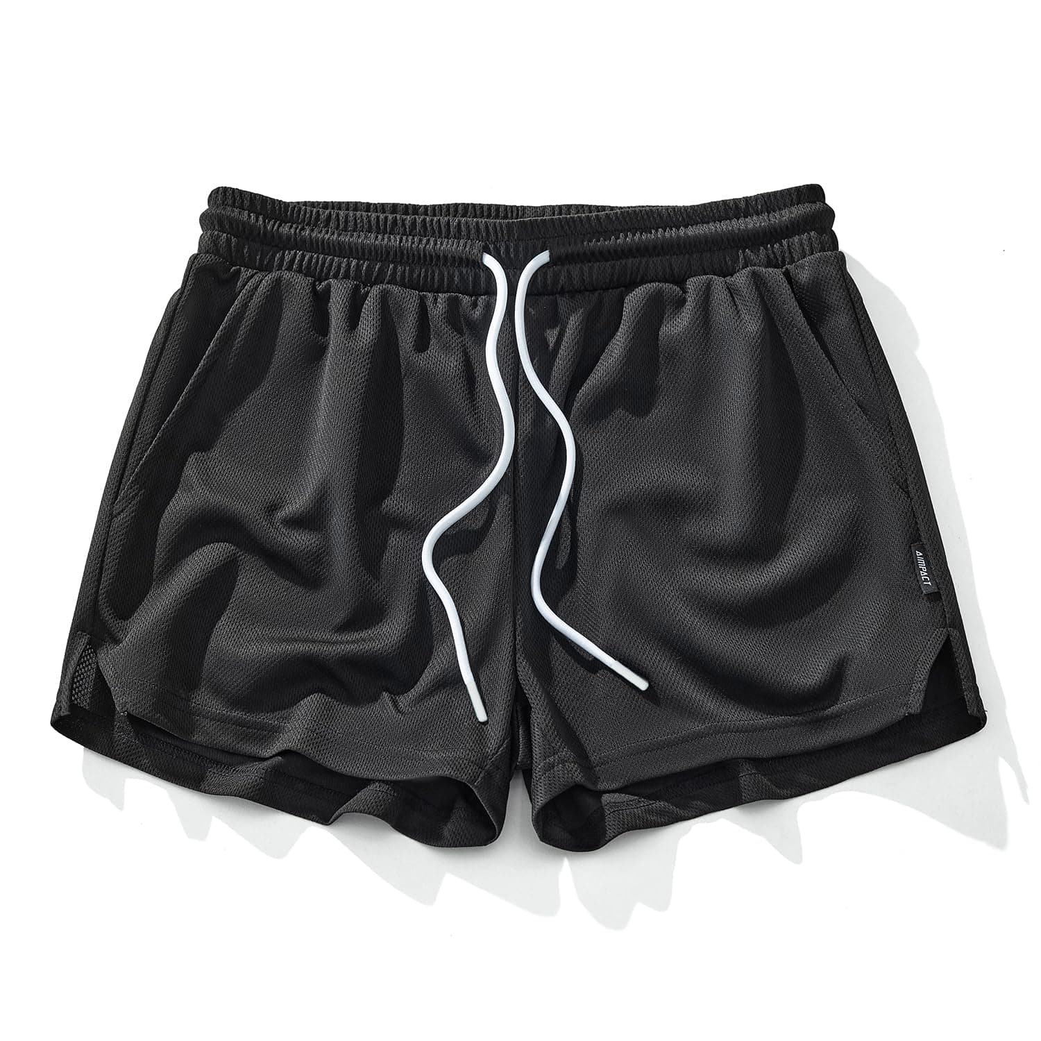 Mens Mesh Running Shorts 3 Inch Quick Dry Lightweight Gym Workout Athletic Shorts for Men with Pockets