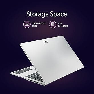 Aspire Lite, 12th Gen, Intel Core i5-12450H Processor,16 GB RAM,1 TB SSD, FHD IPS, 15.6"/ 39.6cm, Windows 11 Home, Pure Silver, 1.7 Kg, AL15-52H, Backlit Keyboard, Laptop