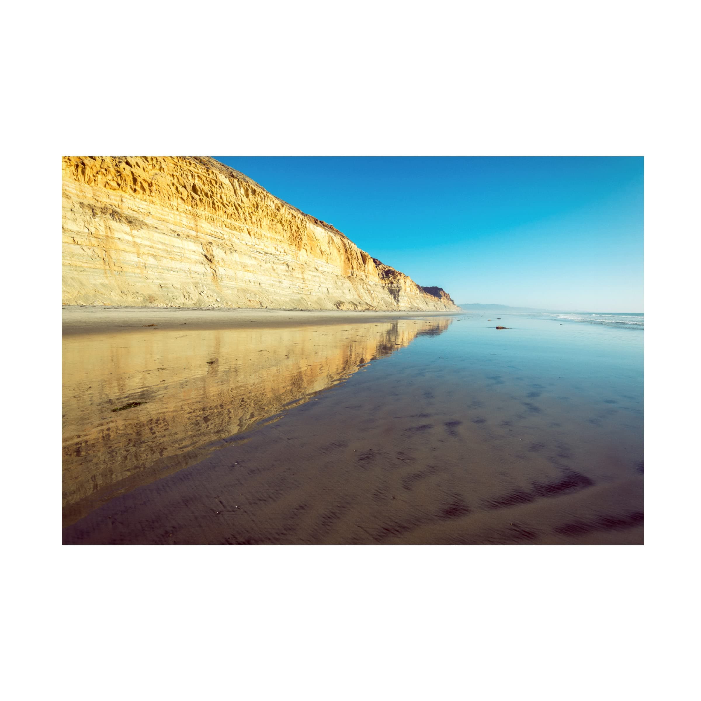 Trademark Fine Art 'The Golden Bluffs At Torrey Pines 1' Canvas Art by Joseph S Giacalone 12x19