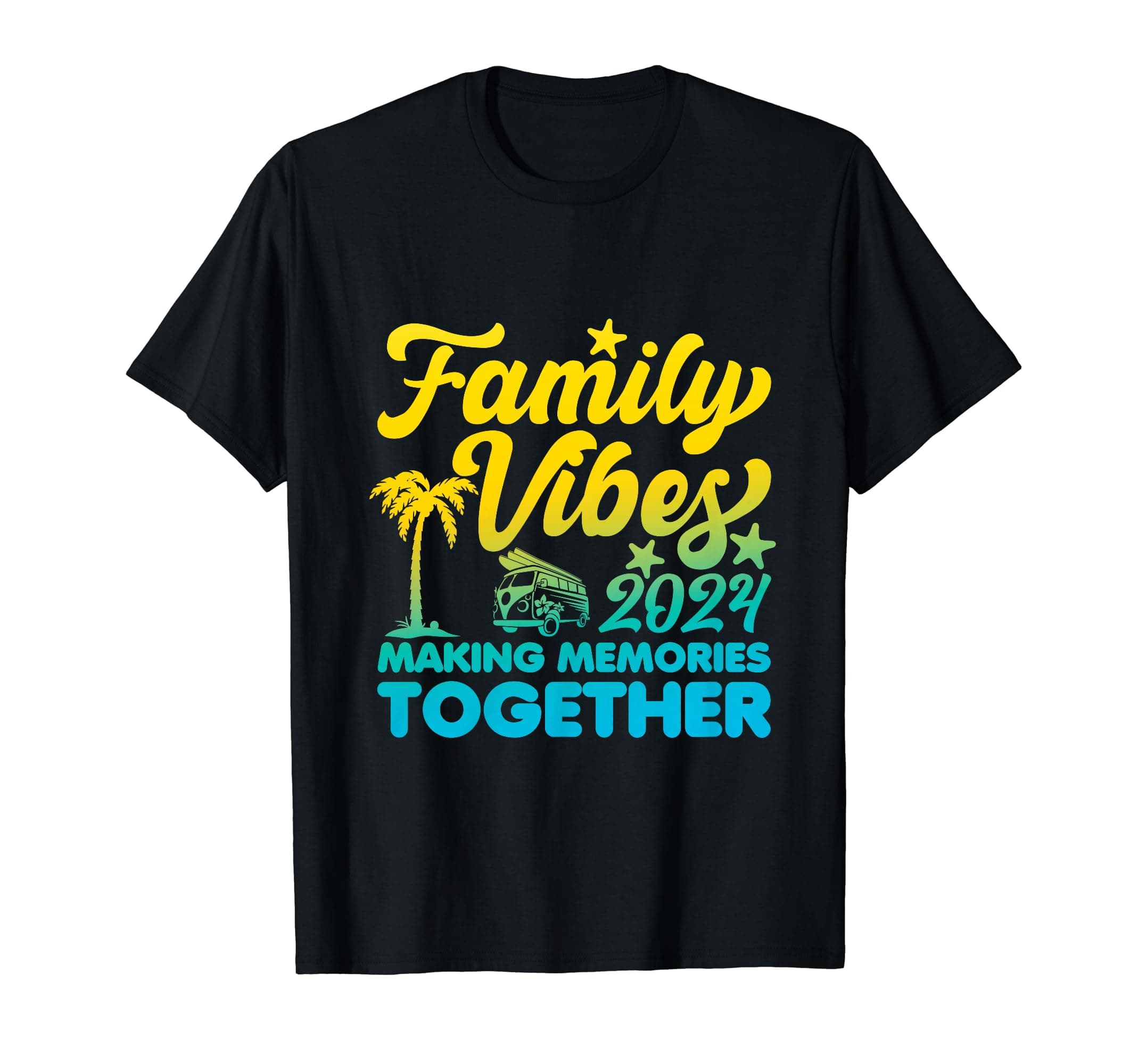 Family Vibes 2024 Making Memories Together girlsFamily Vibes 2024 Making Memories Together Reunion Vacation T-Shirt