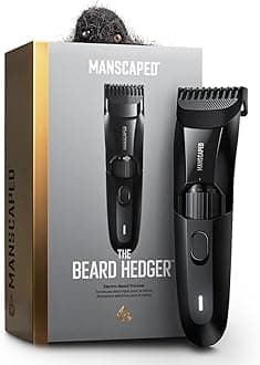 Beard Hedger™ Premium Precision Beard Trimmer, 20 Length Adjustable Blade Wheel, Stainless Steel T-Blade for Precision Facial Hair Trimmer, Trimmer