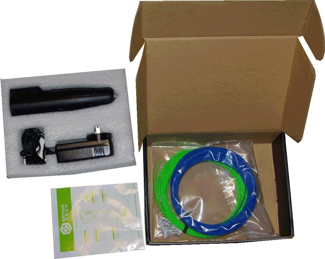 3D Printer Pen - Uses 1.75 ABS filament, Comes with two sample ABS coils(colors may differ from photo) - by UCS