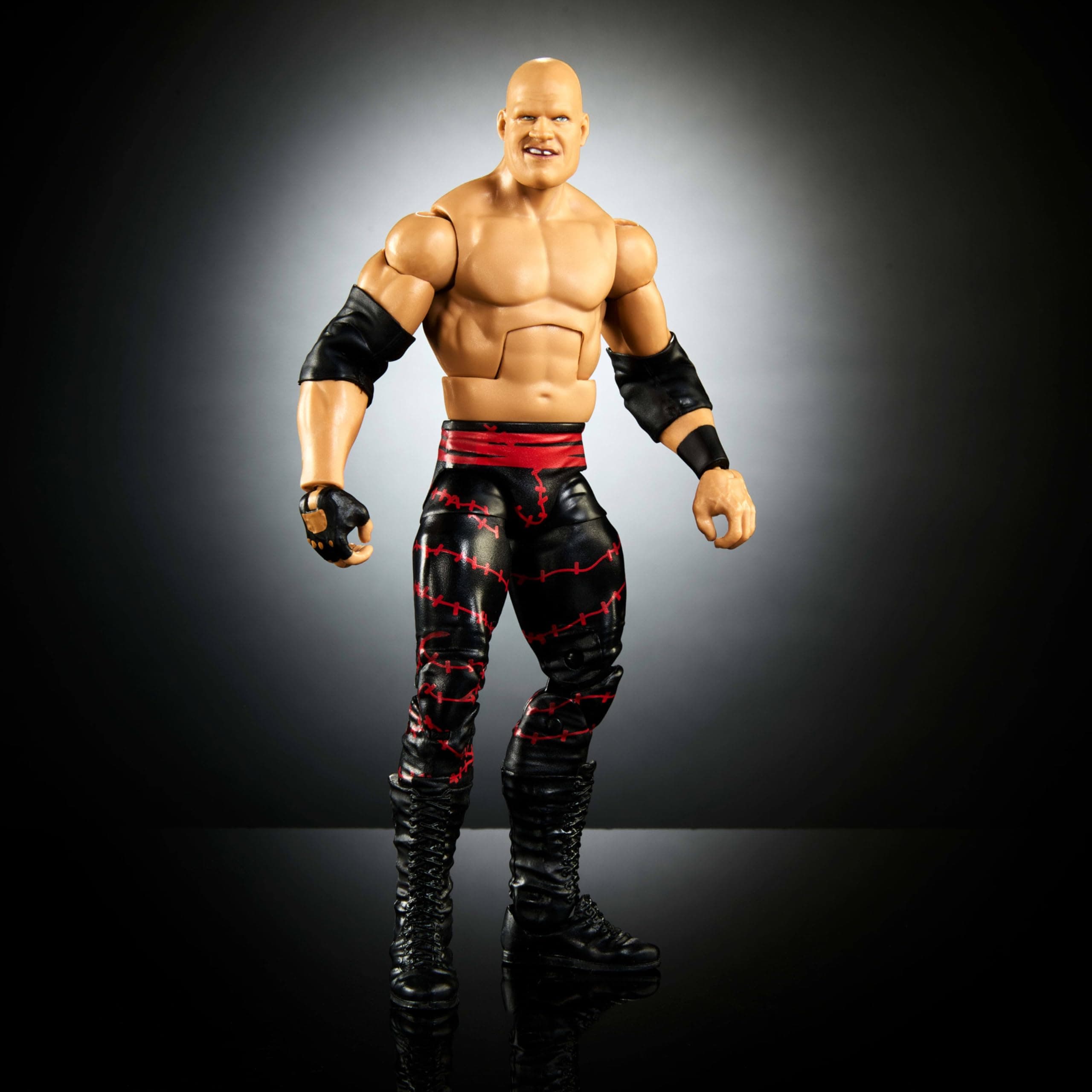 WWE Elite Collection Action Figure, SummerSlam Kane Collectible with Accessory & Referee Build-A-Figure Parts