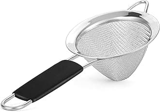 Fine Mesh Strainer - 3.3 Inch Conical Sieve - Tea Strainers for Loose Tea, Coffee Strainer, Food Strainer, Juice Strainer, and Much More!