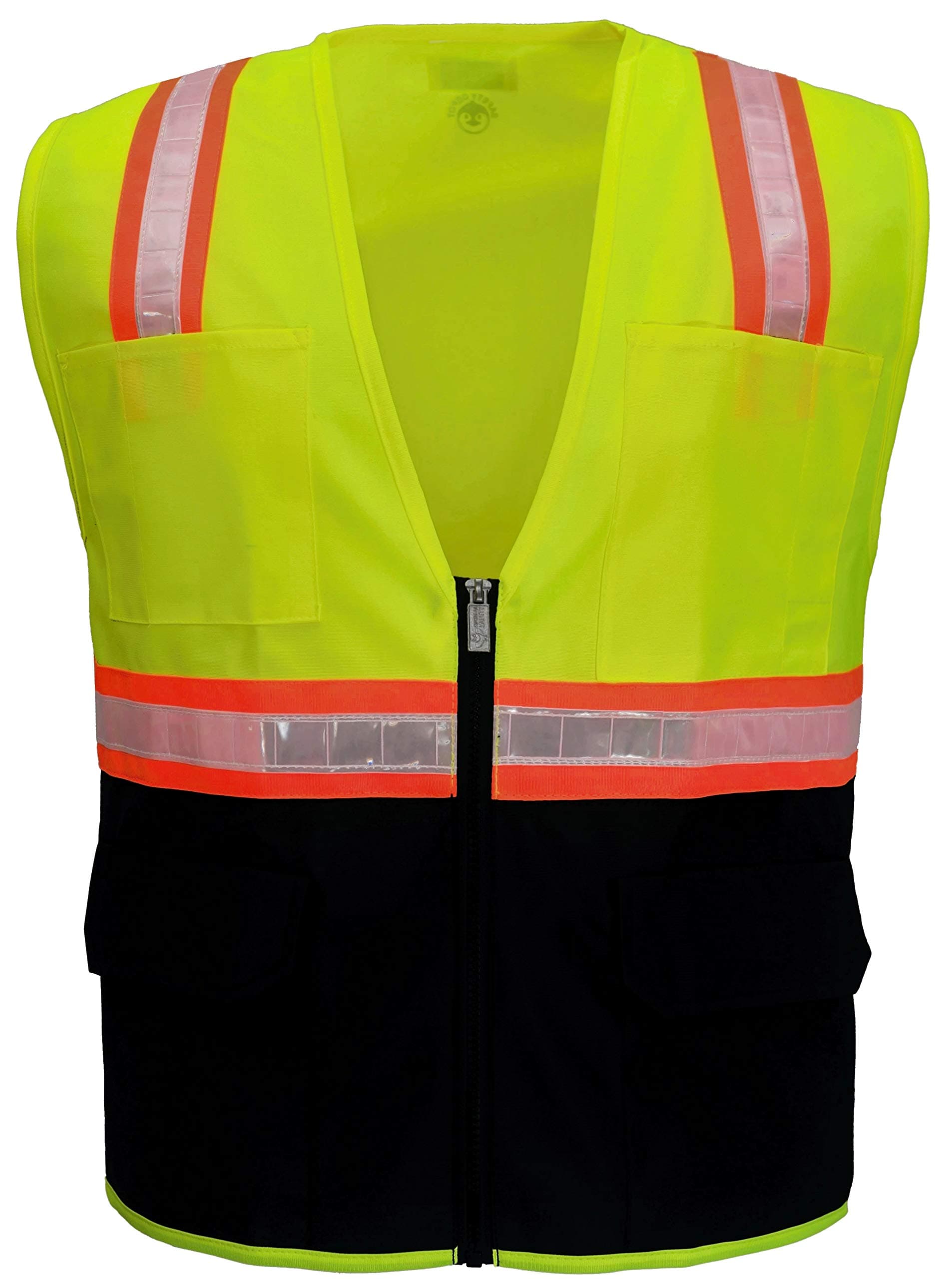 SAFETY DEPOT BK8048A YELLOW VEST WITH BLACK BOTTOM