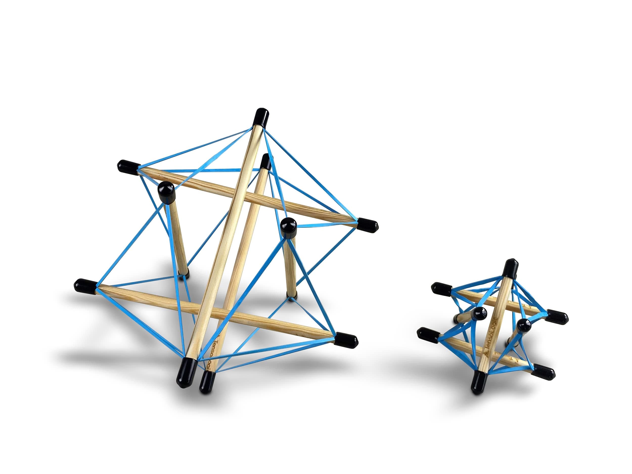 Advanced Kit - Tensegrity Physics Model, Build Tensegrity Models - Architecture Building Kit, Minimum Age 15, 12 Dowels