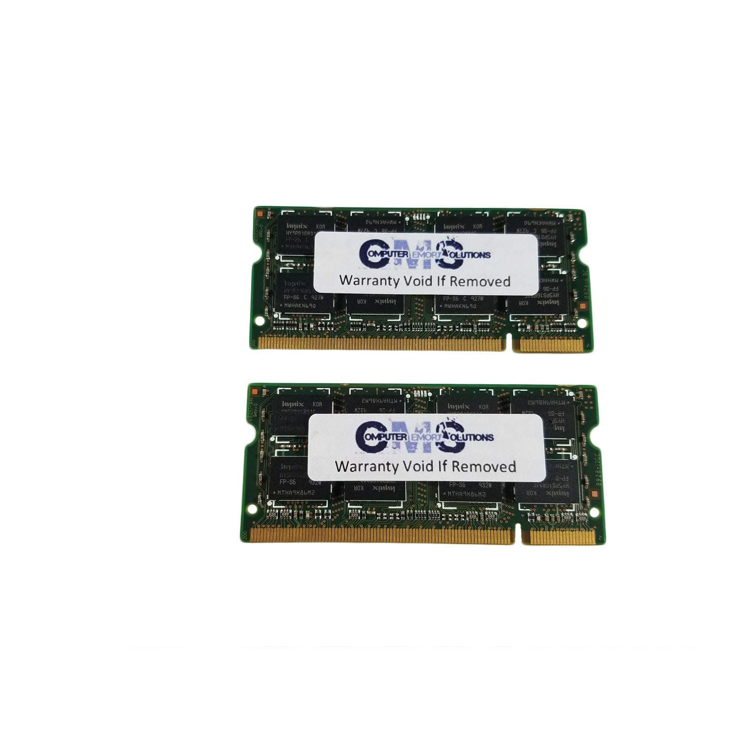 CMS 2GB (2X1GB) DDR1 2700 333MHZ Non ECC SODIMM Memory Ram Upgrade Compatible with IBM Lenovo® Thinkpad T41 Notebook Series Ddr1-Pc2700 - A49