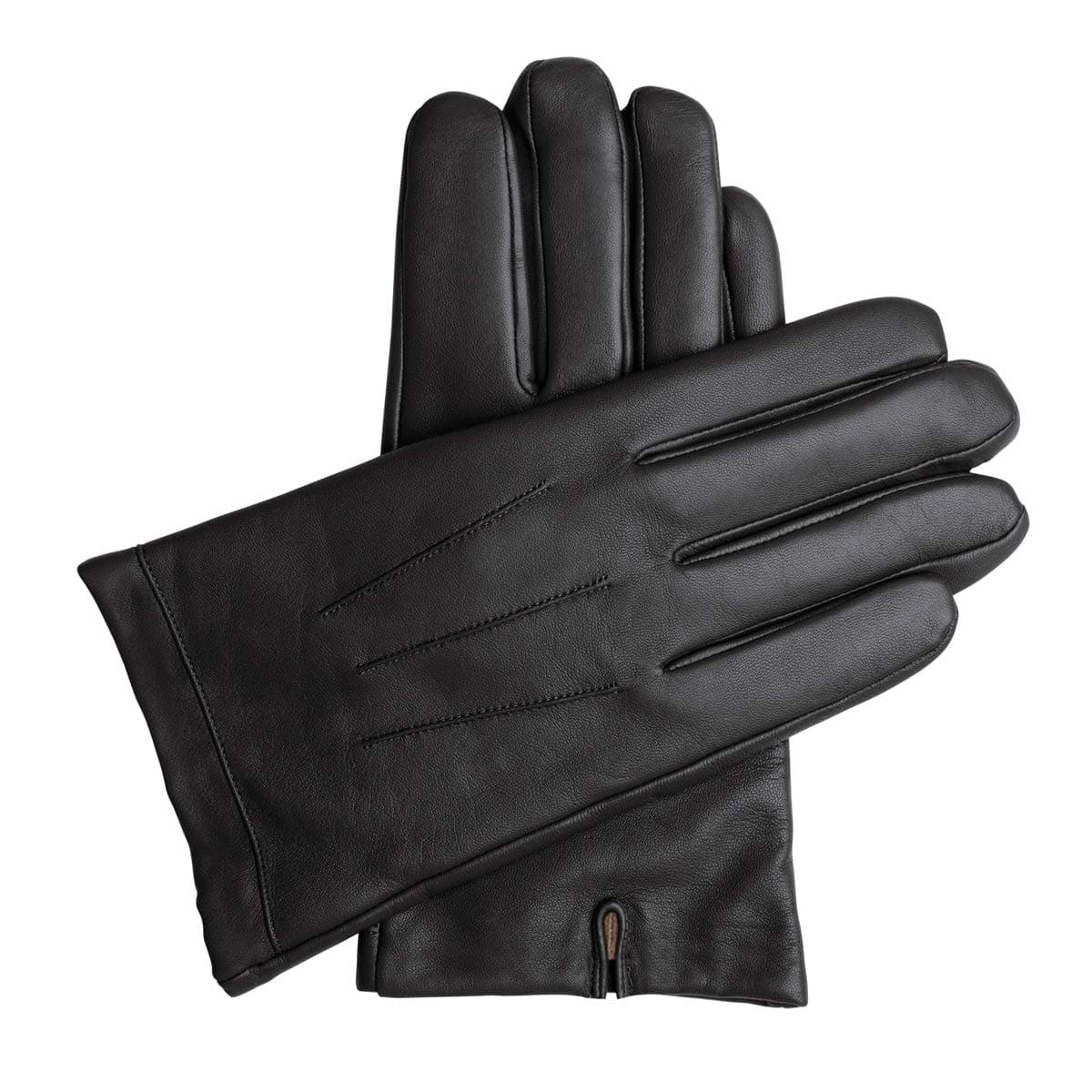 Downholme Classic Leather Cashmere Lined Gloves for Men