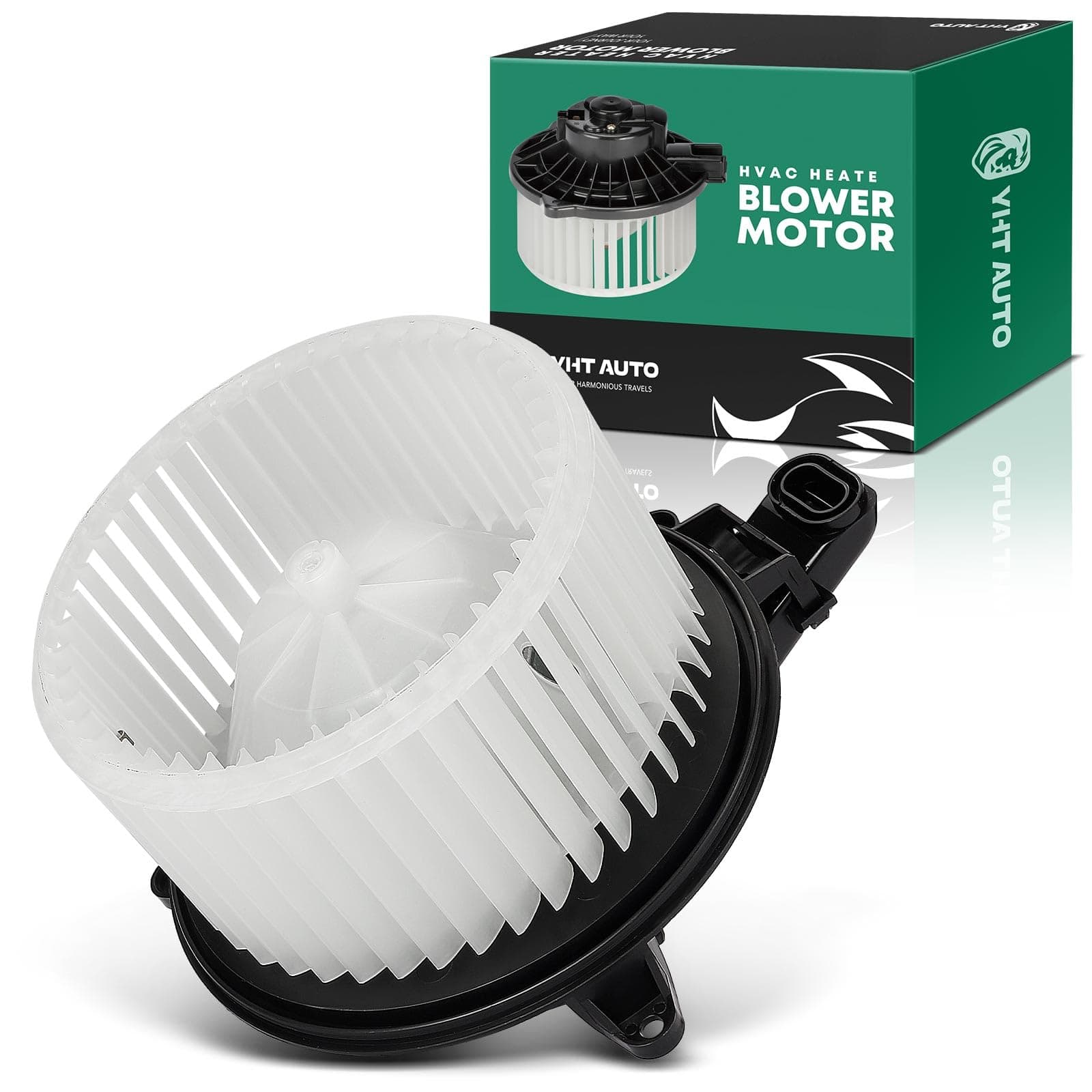 YHTAUTO Front AC Fan Blower Motor Compatible with Ford F-150 2009-2014, Expedition & Lincoln Navigator 2009-2017, HVAC Heater Fan Blower Motor with Fan Cage Replace# AL1Z19805B, AL1Z19805A