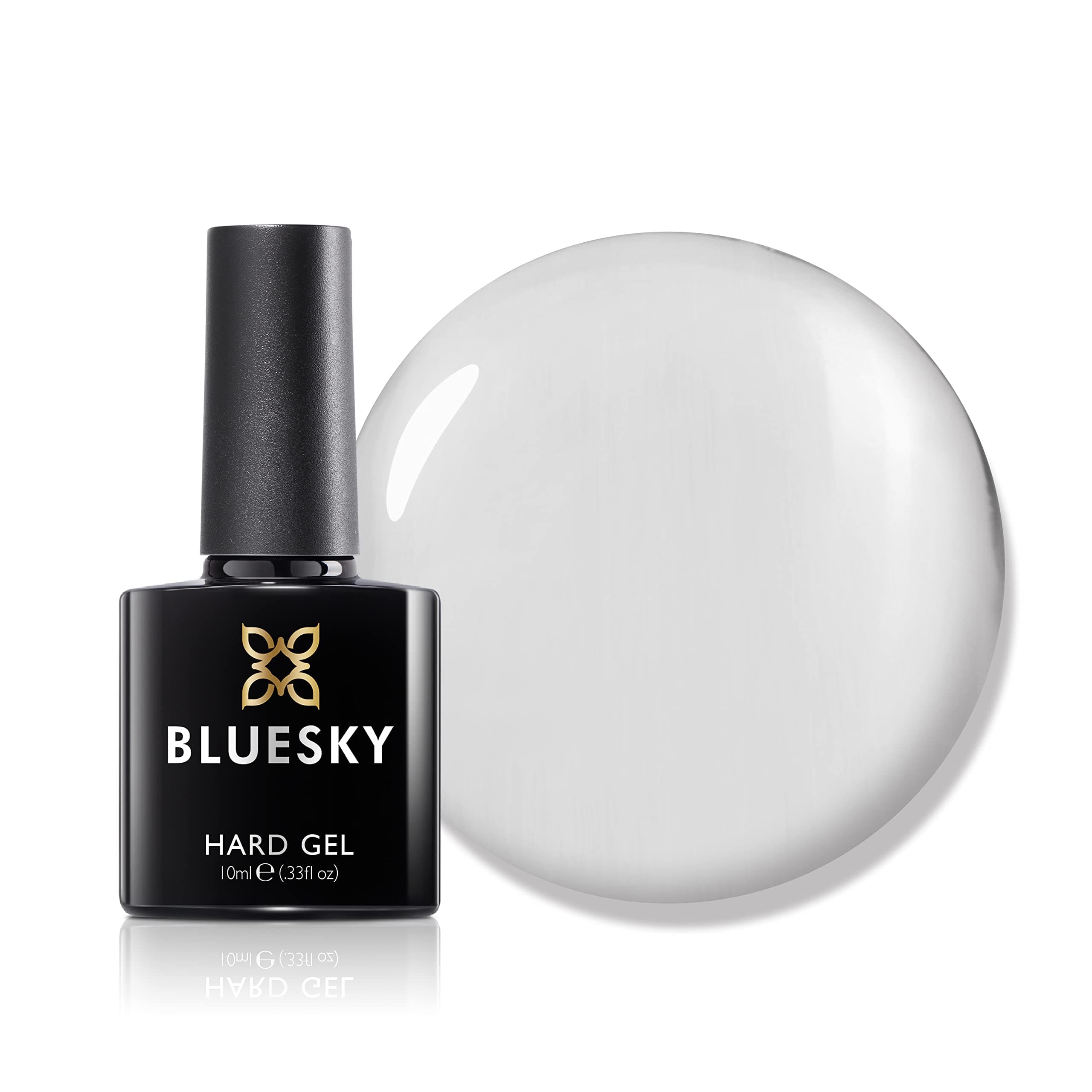 Hard Gel, Builder and Strengthener for Hard, Strong Nails, Extensions And Growth, Clear, 10 ml (Requires Curing Under LED Or UV Lamp)