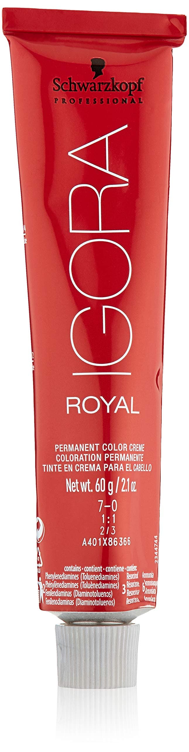 Igora Royal 7-0 Medium Blonde Permanent Hair Color 2.1 oz. (60 g)
