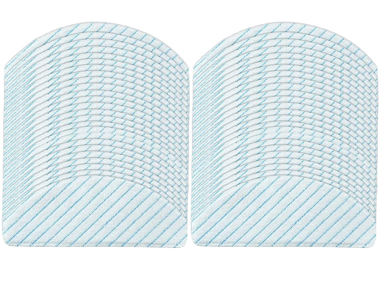 50pcs Deebot Mopping Pads comptible with DEEBOT OZMO T8 T8+ T8 AIVI N8 N8+ N8 Pro N8 Pro+ T9 T9+ X1 Plus T10 Plus Yeedi Vac Yeedi Vac Max Yeedi Vac Station