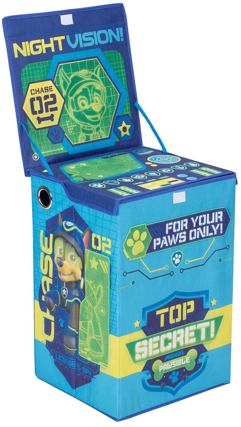 Paw Patrol Mission Control Centre Kids Toy & Games Storage Box Chest