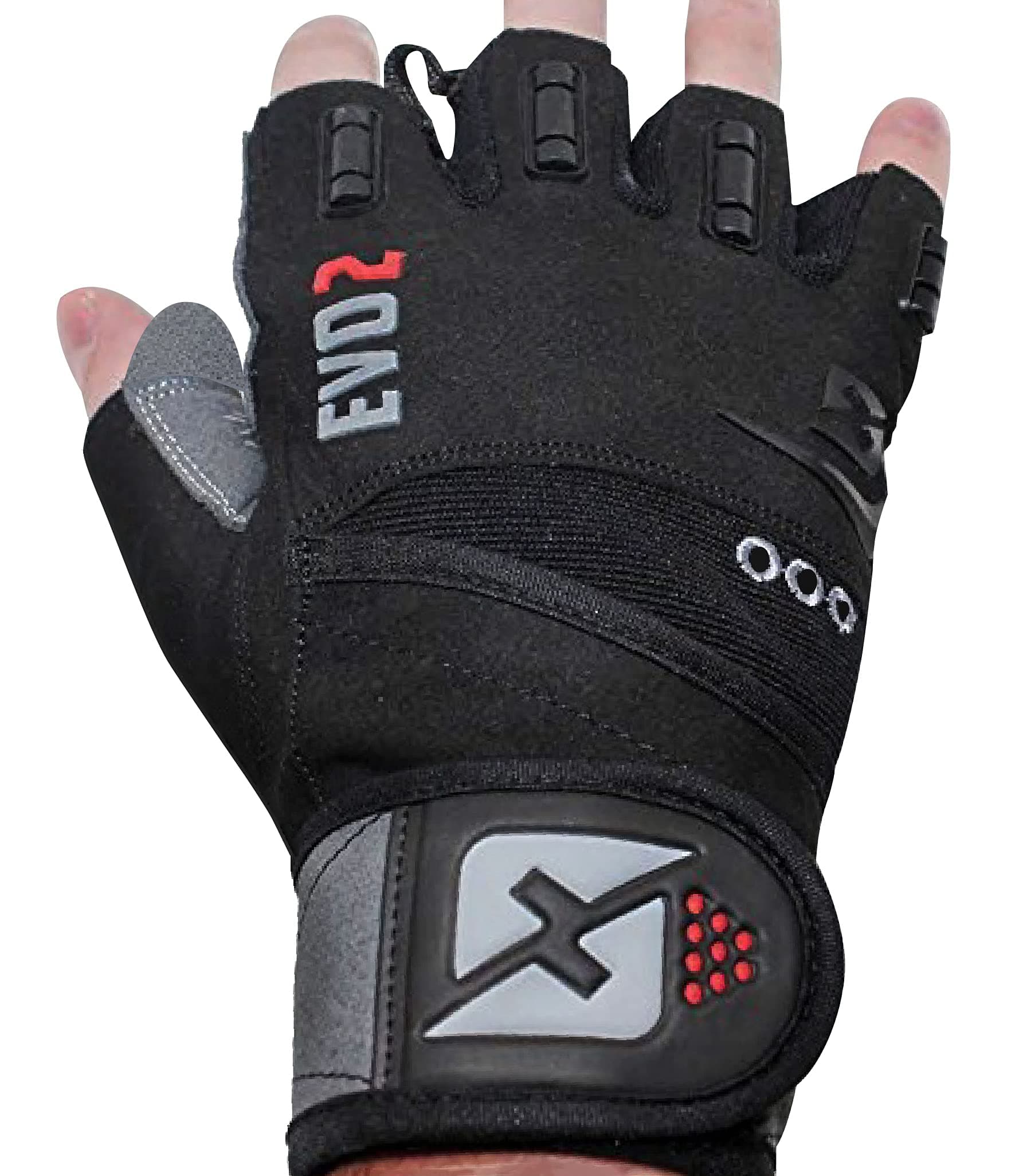 skott Evo 2 Weightlifting Gloves with Integrated Wrist Wrap Support-Double Stitching for Extra Durability-Get Ripped with The Best Body Building Fitness and Exercise Accessories