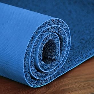 Lifekrafts Cushion Noodle Floor Mat for Entryways| Dirt/Mud Trapper | 2ft x 4ft Blue | Heavy Duty Waterproof Indoor/Outdoor Floor Mat for Entry, Entrance, High Traffic Areas, Easy to Clean