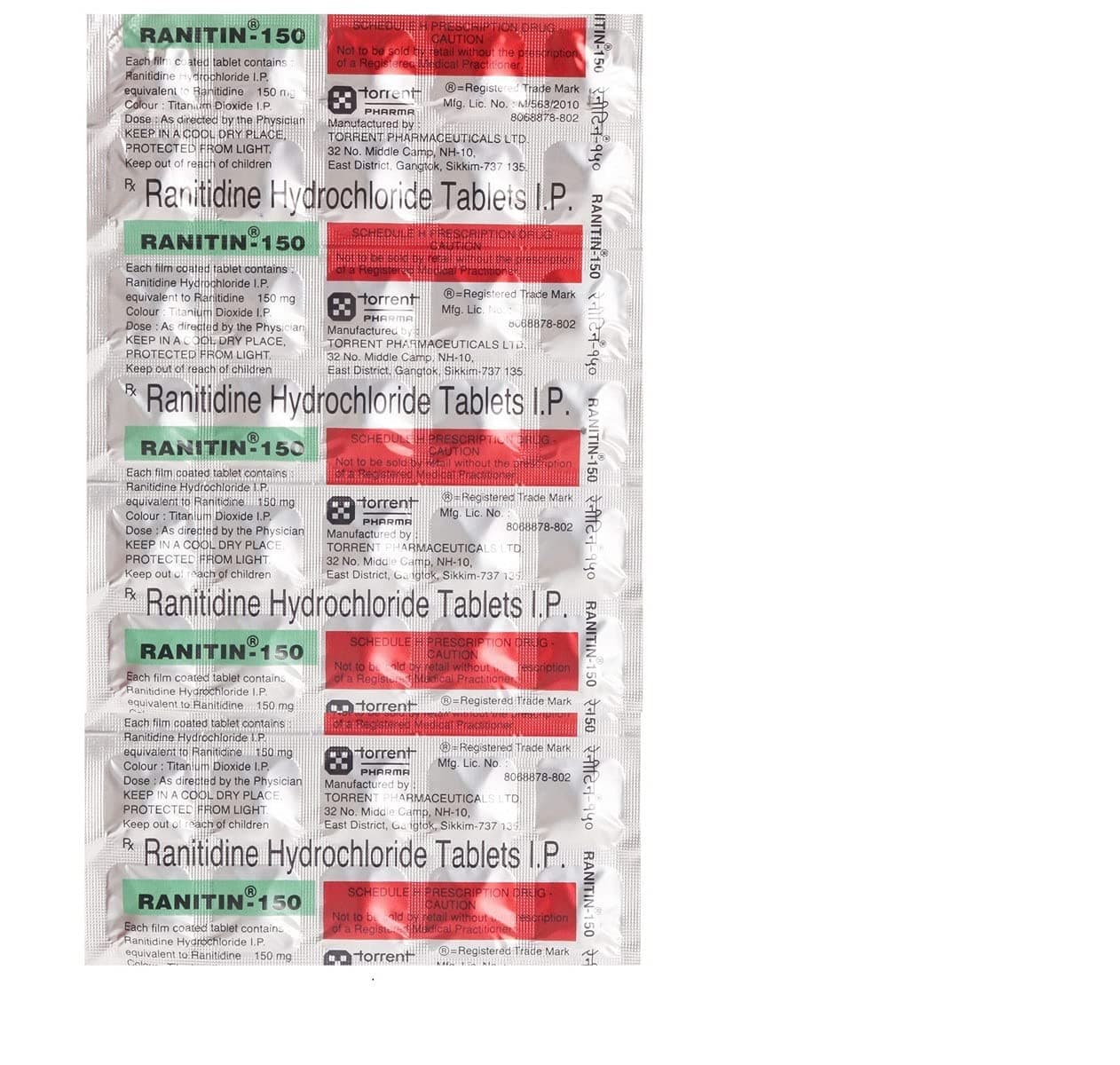 Ranitin-150 - Strip of 40 Tablets
