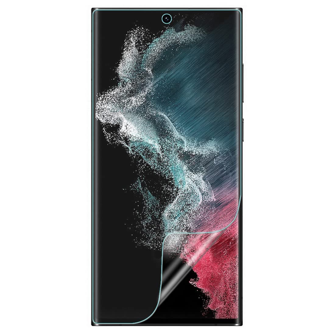 Casotec Screen Protector for Samsung Galaxy S22 Ultra 5G (Tempered Glass_Black)