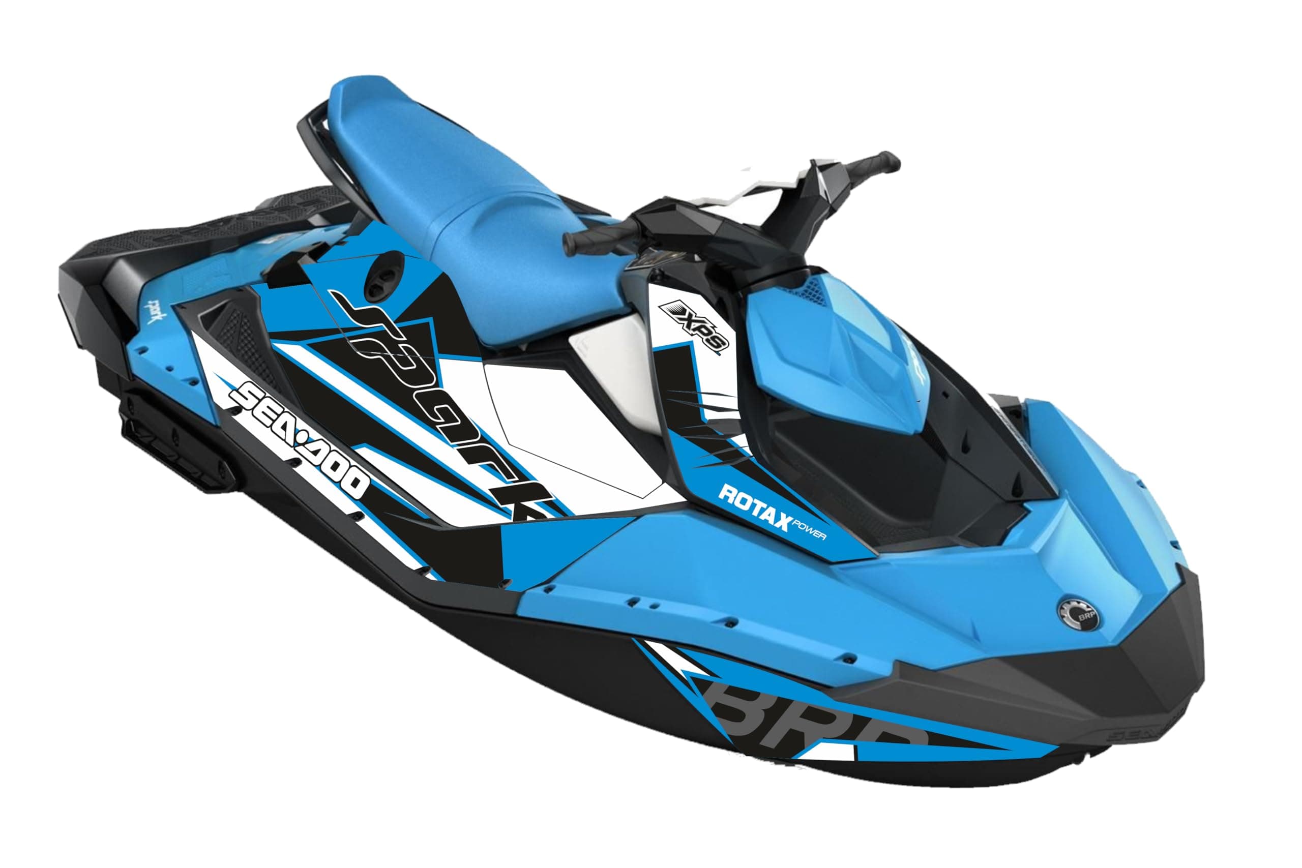 Fit for SeaDoo Spark 2UP 3UP Vinyl Sticker Decal Graphics Set – Jetski (2014-2019), Bubble-Free Technology, Protective Laminate, UV Resistant Decals
